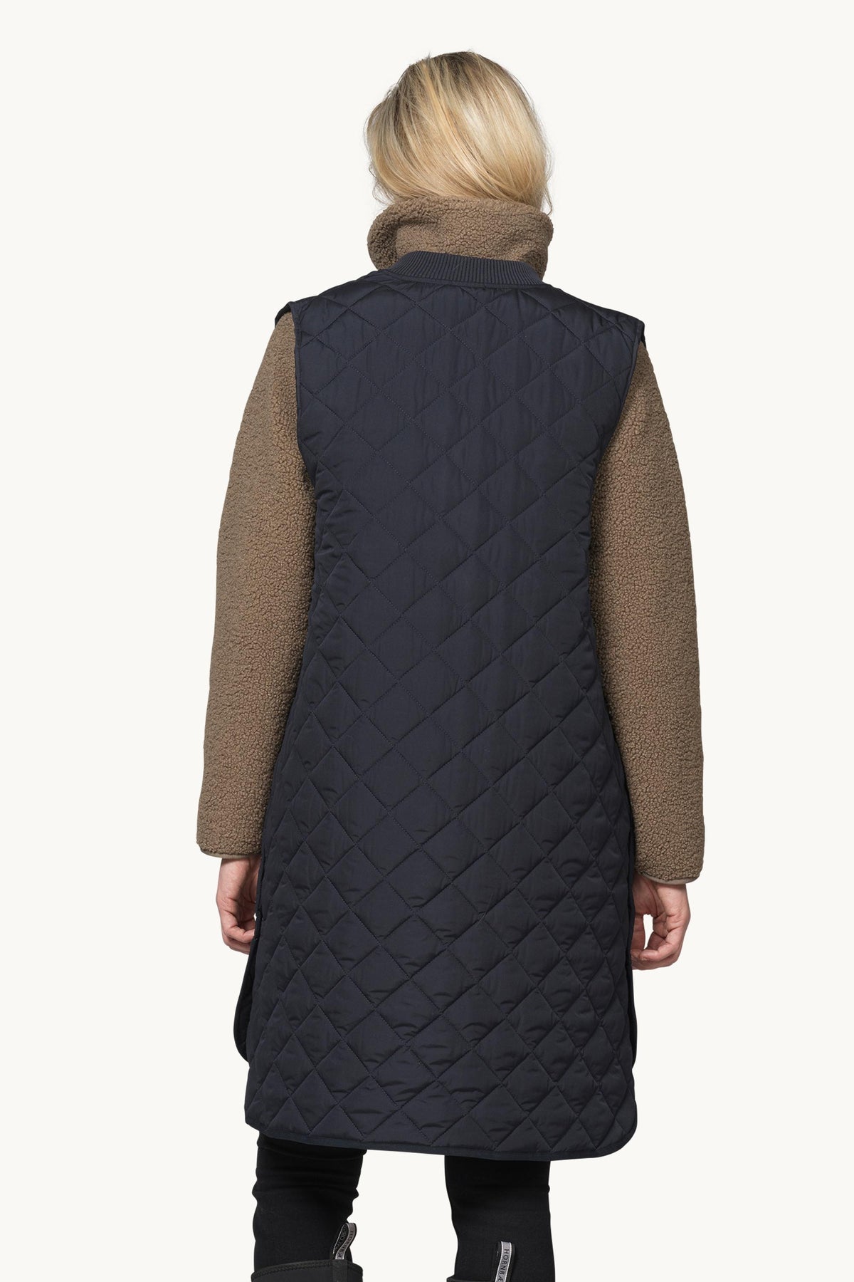 Quiltet Vest - Dark Indigo
