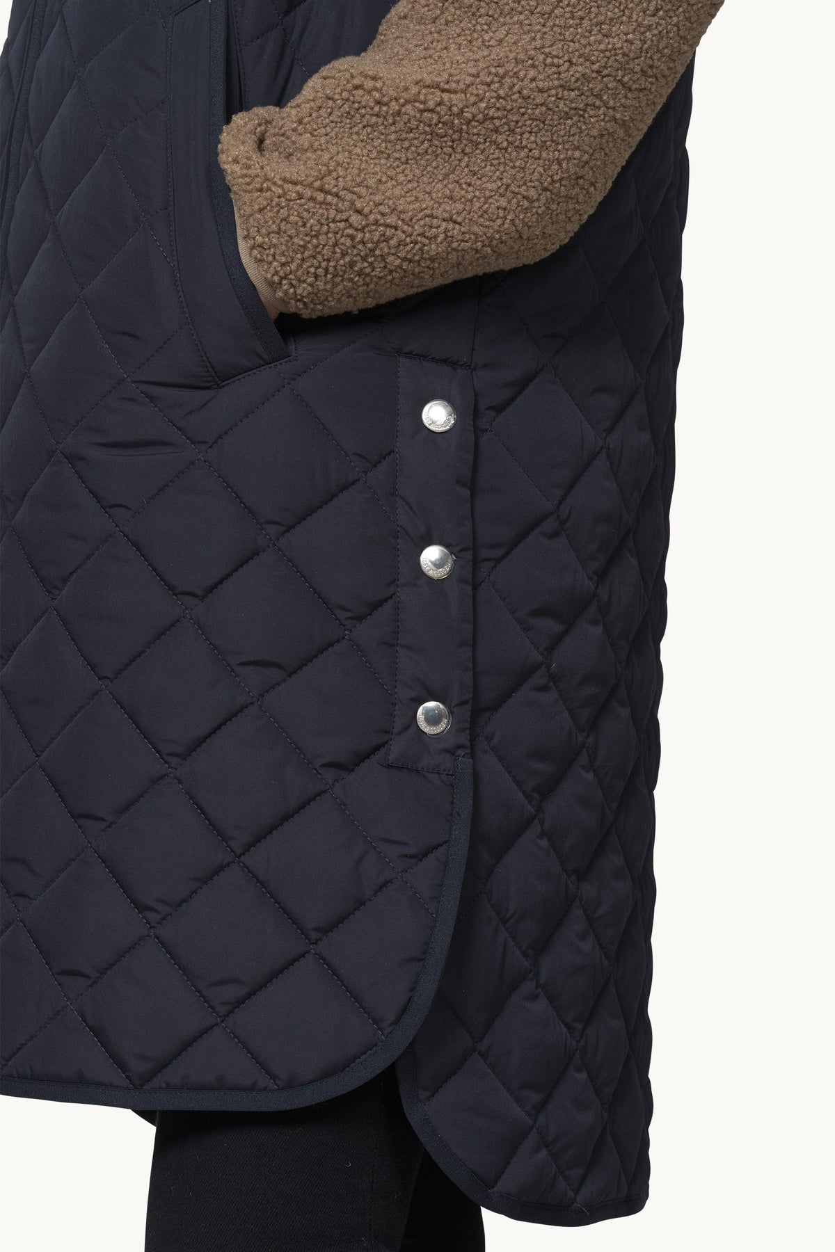 Quiltet Vest - Dark Indigo