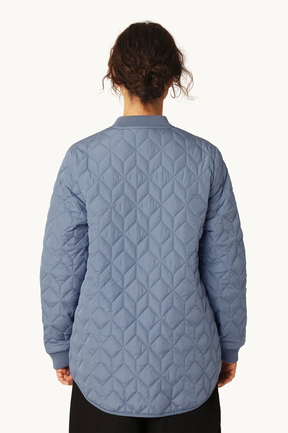 Quiltet Jakke - Grey Blue