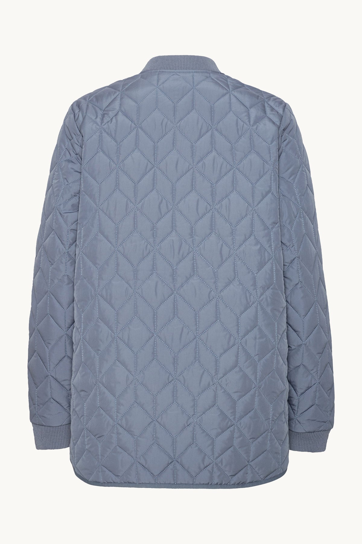 Quiltet Jakke - Grey Blue
