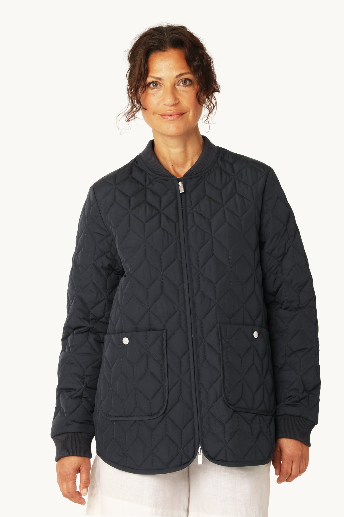 Quiltet Jakke - Dark Indigo