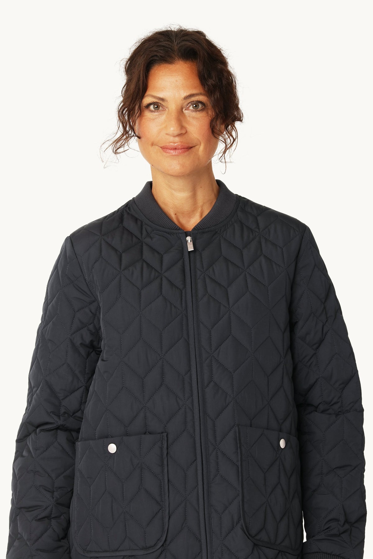 Quiltet Jakke - Dark Indigo
