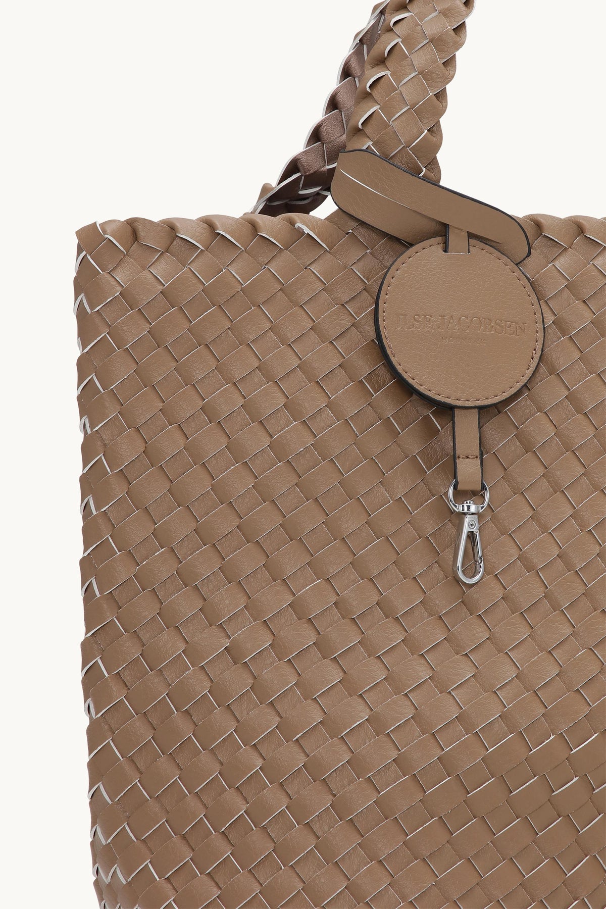 Flettet Tote Bag - Mocca Metallic Mocca