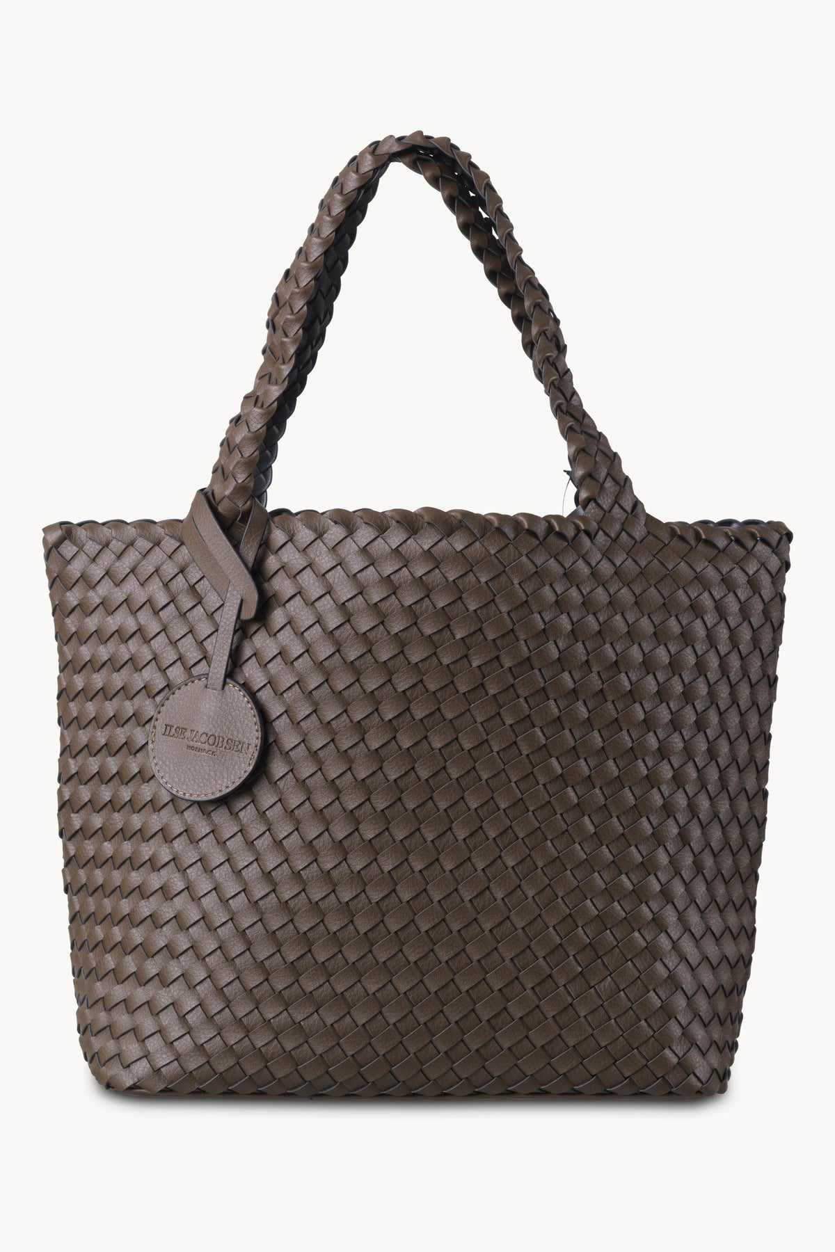 Flettet Tote Bag - Nut Gun Metal