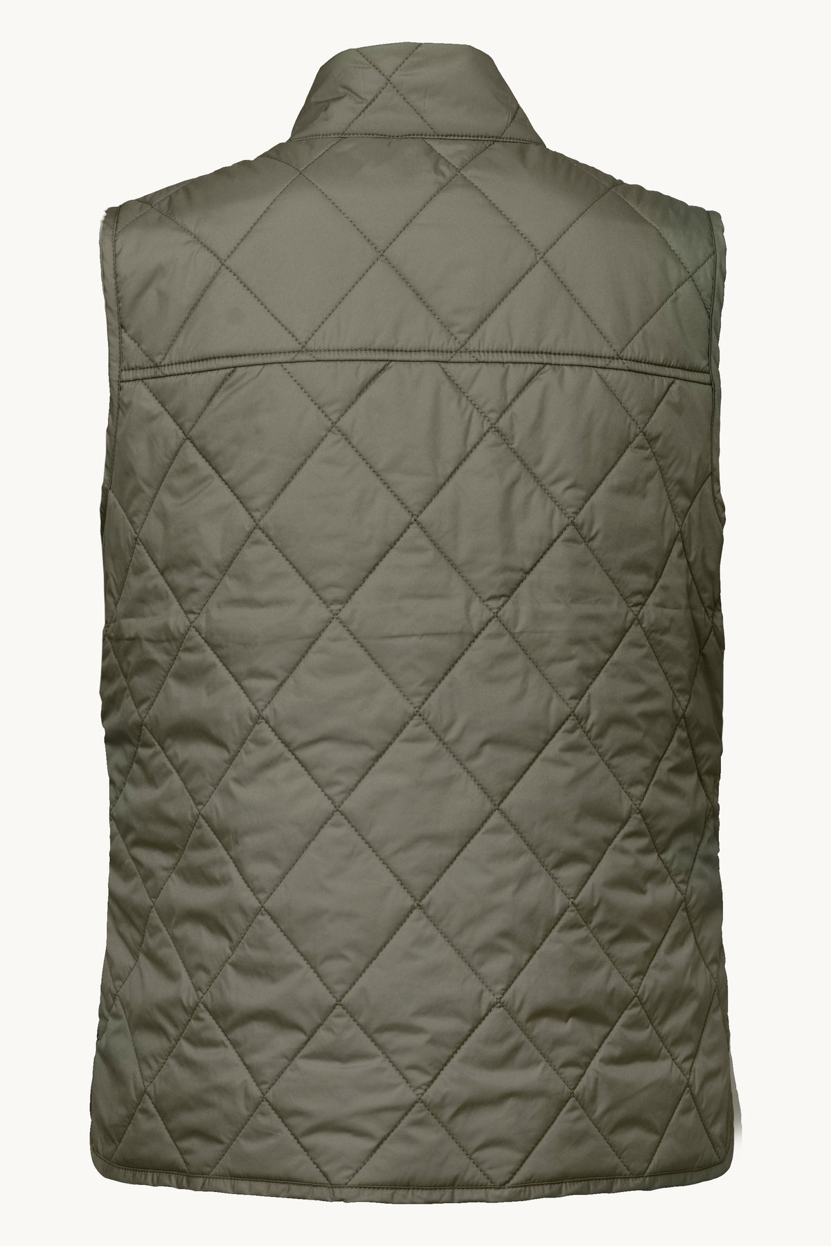 Kort Quiltet Vest - Army