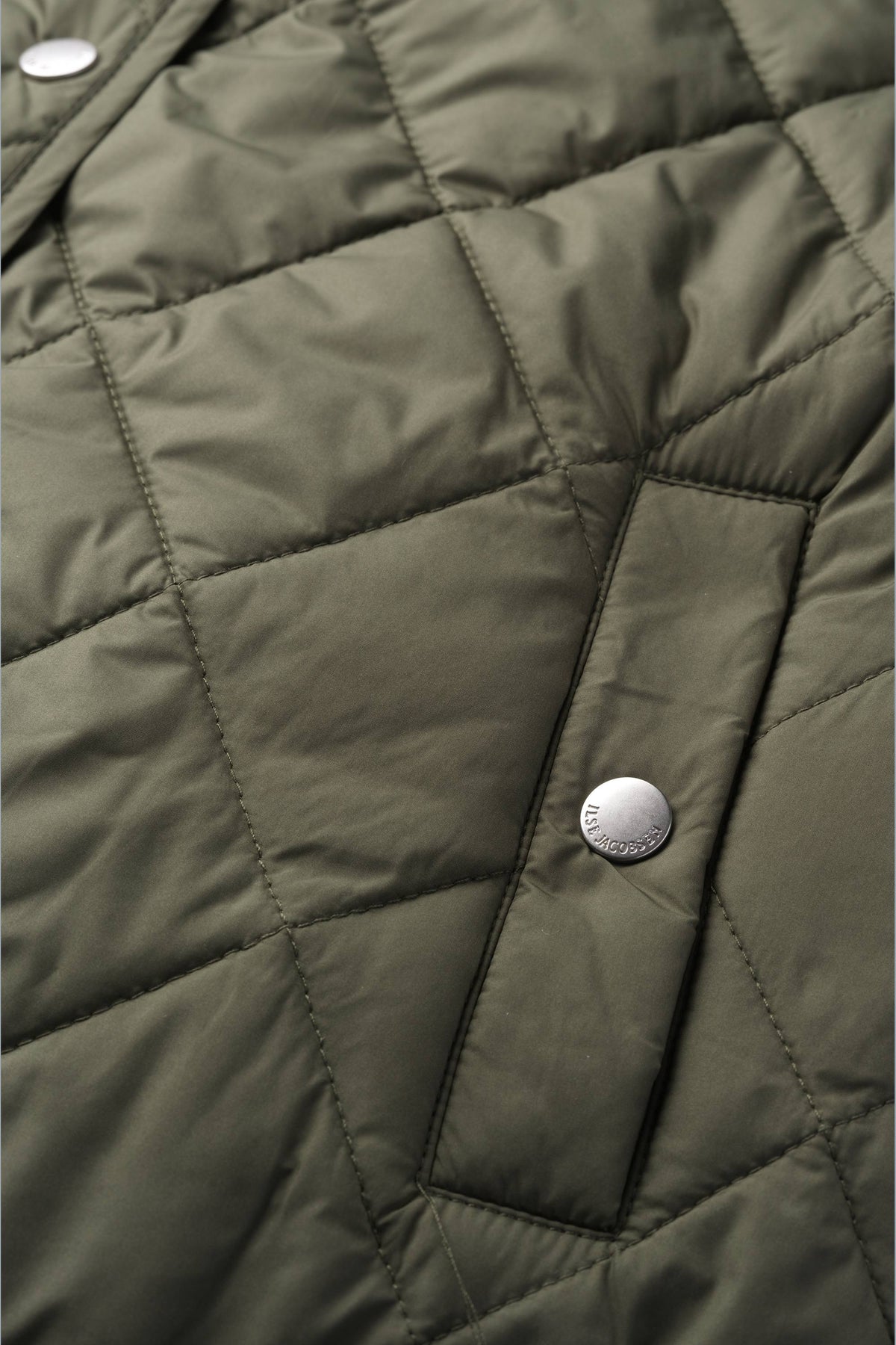 Kort Quiltet Vest - Army