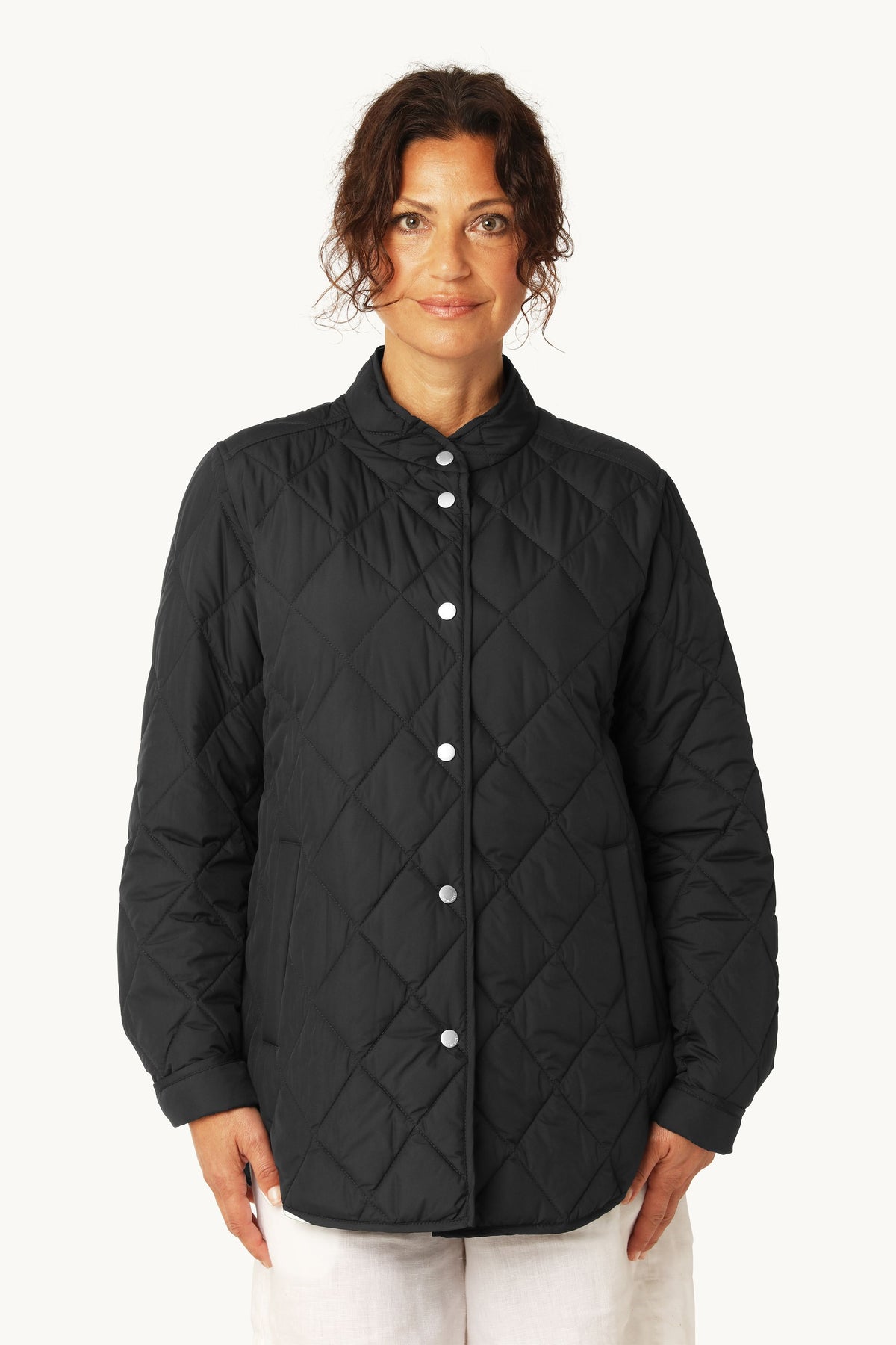 Quiltet Skjortejakke - Dark Indigo
