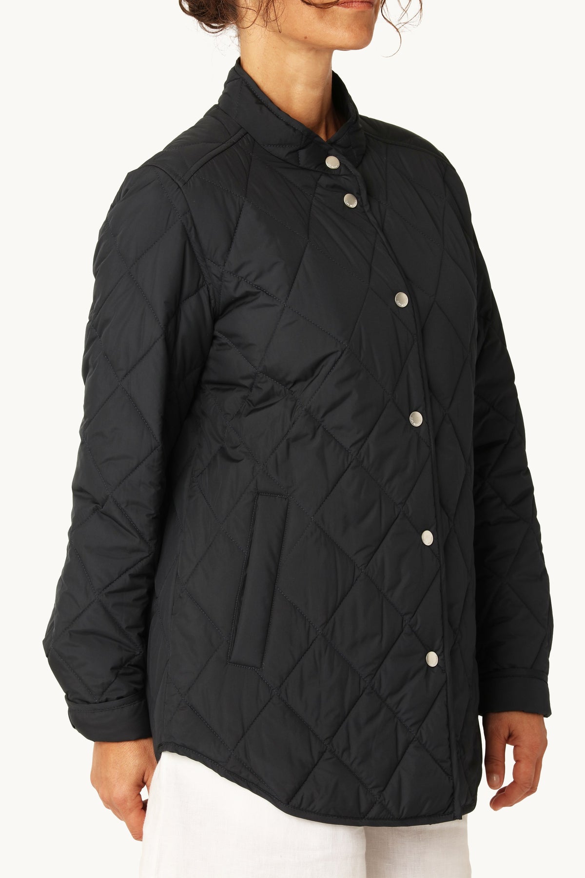 Quiltet Skjortejakke - Dark Indigo