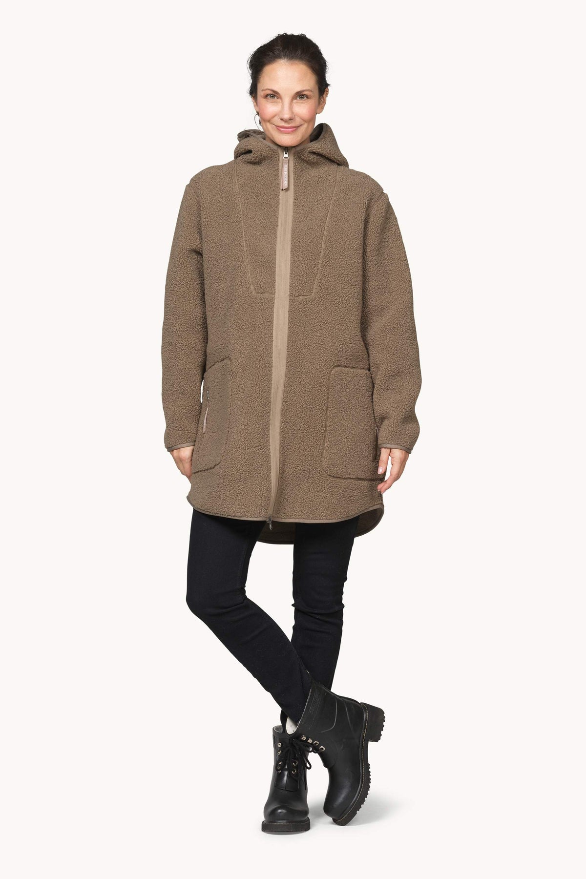 Fleece Jakke - Greige
