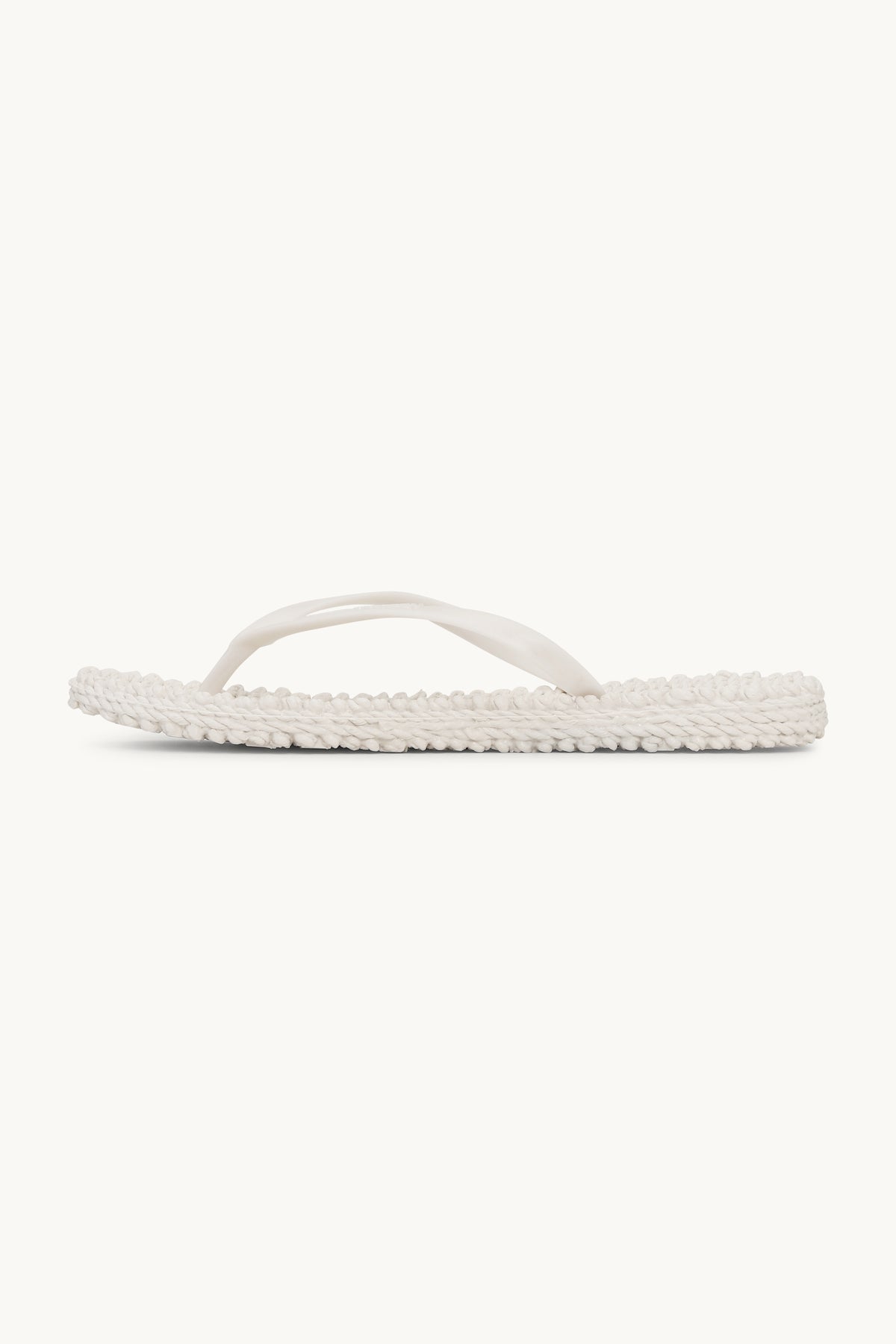 Flip Flops With Logo - Creme