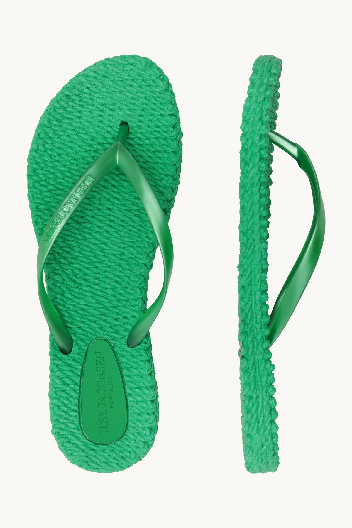 Flip Flops With Logo - Fern Green