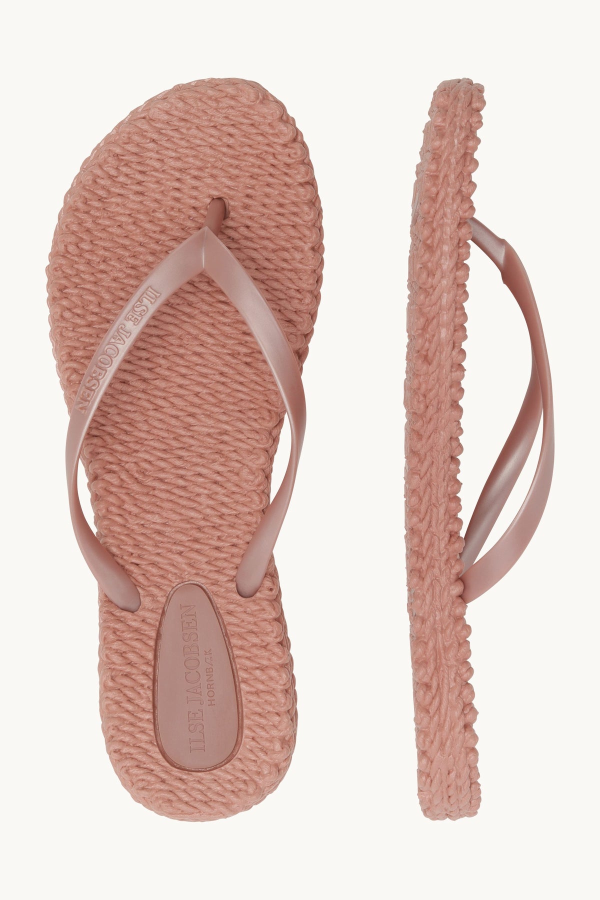 Flip Flops With Logo - Misty Rose