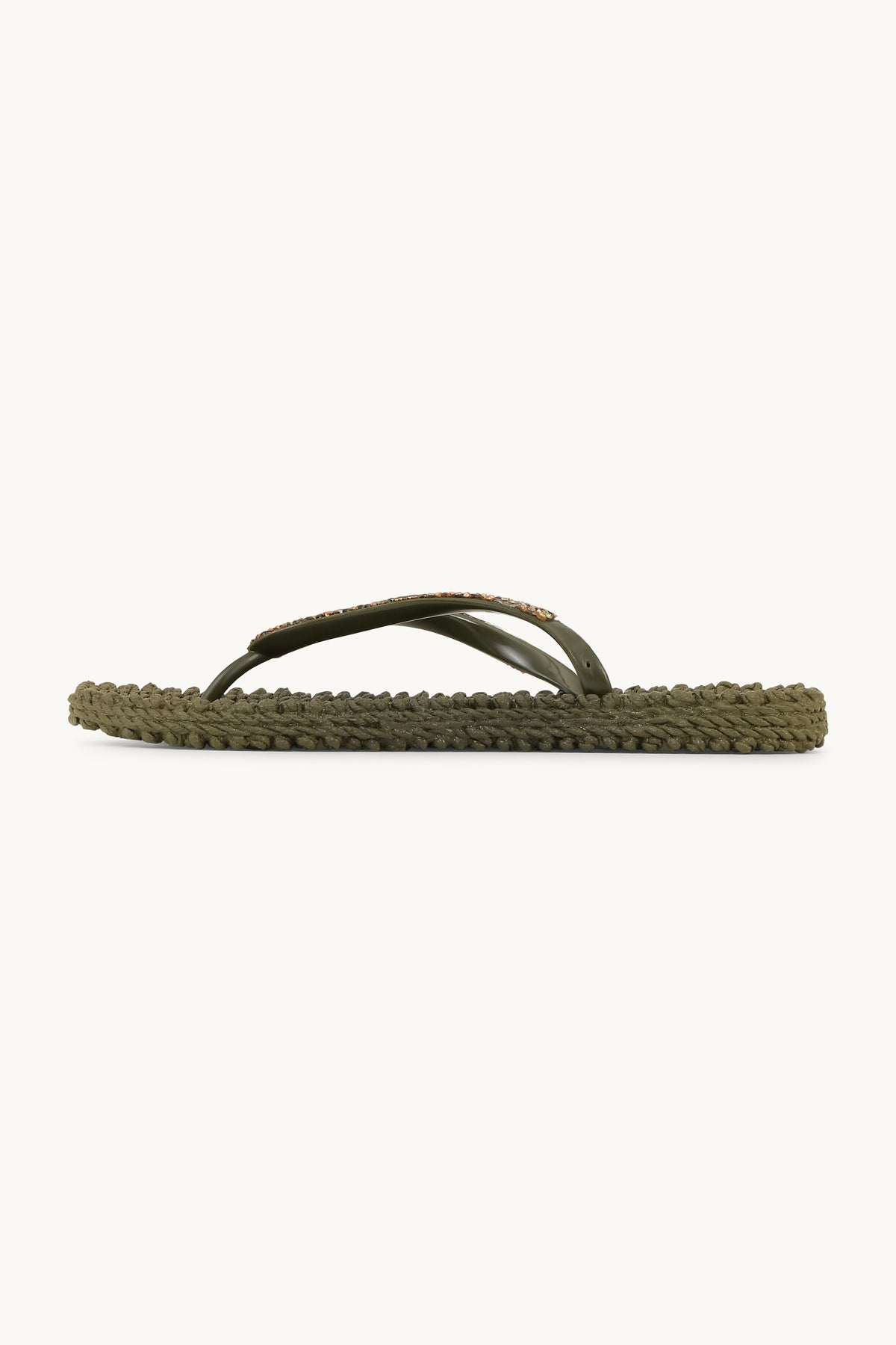 Flip Flops with Rhinestones - Army
