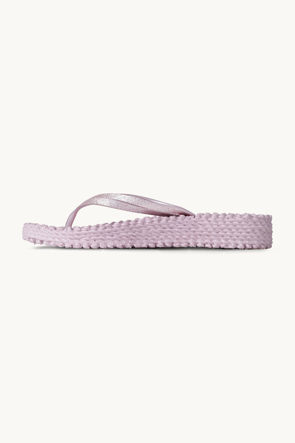 Platform Klipklapper Glitter - Mauve Shadows