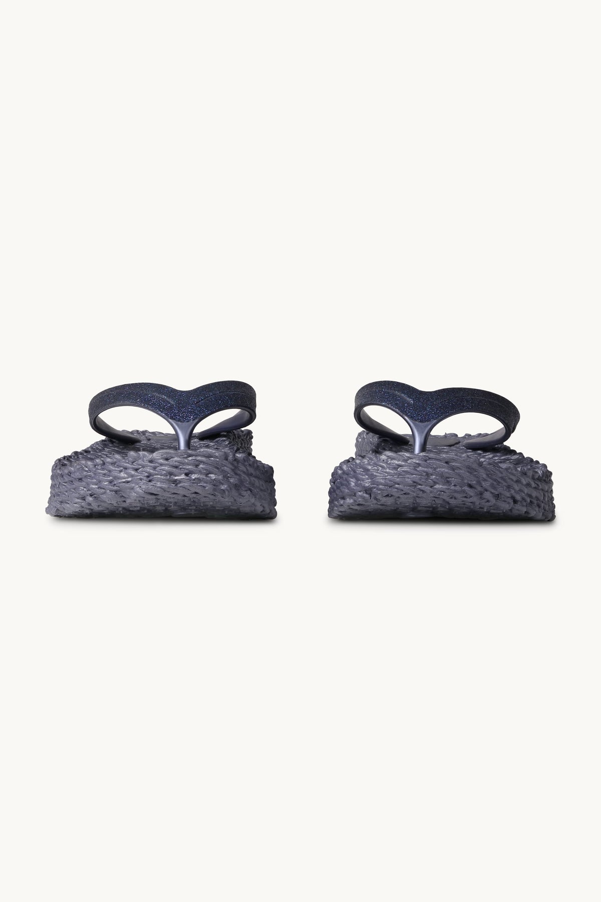 Platform Klipklapper Glitter - Ombre Blue