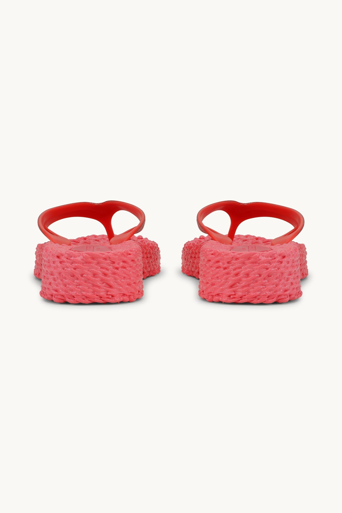 Platform Klipklapper Glitter - Raspberry