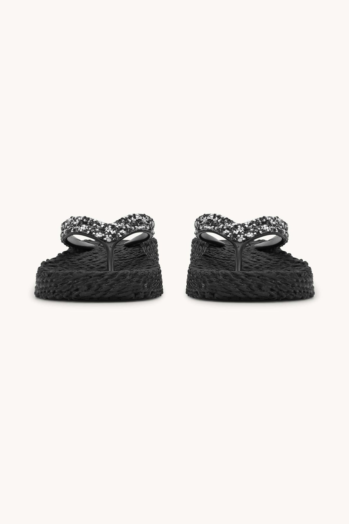 Platform Klipklapper Glimmersten - Black