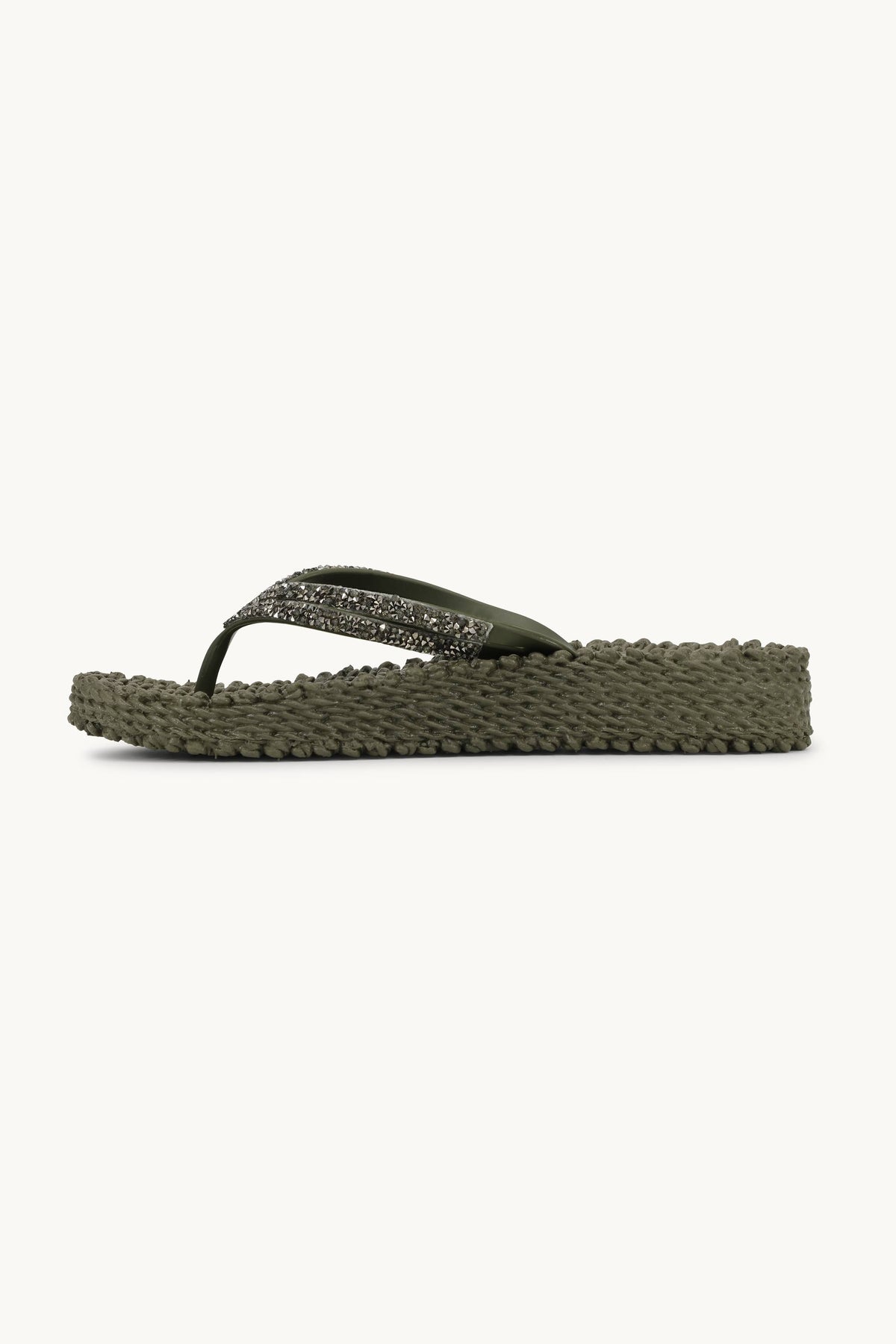 Platform Klipklapper Glimmersten - Army