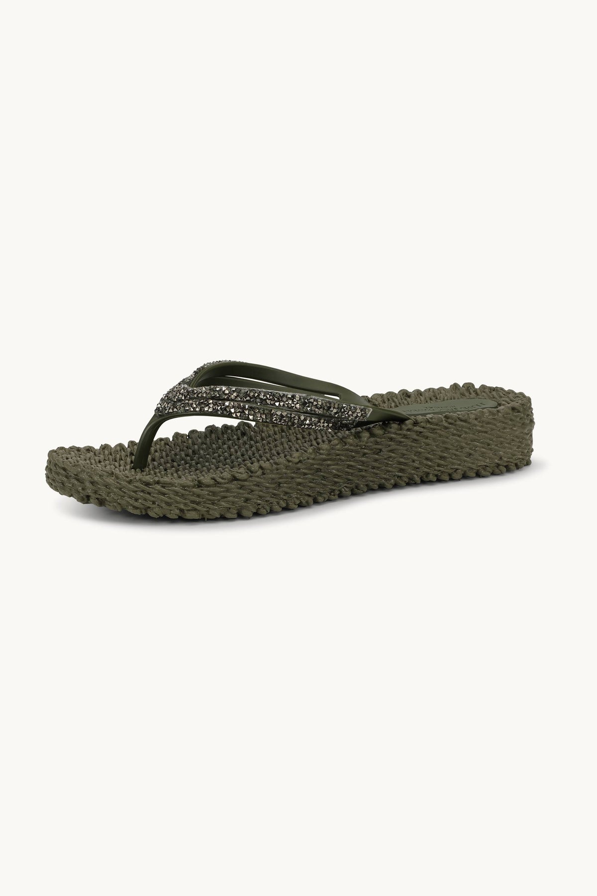 Platform Klipklapper Glimmersten - Army