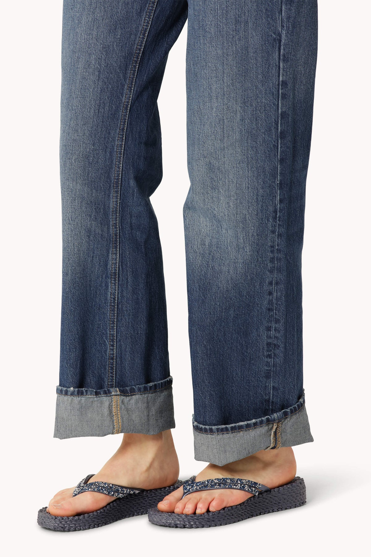 Platform Klipklapper Glimmersten - Ombre Blue