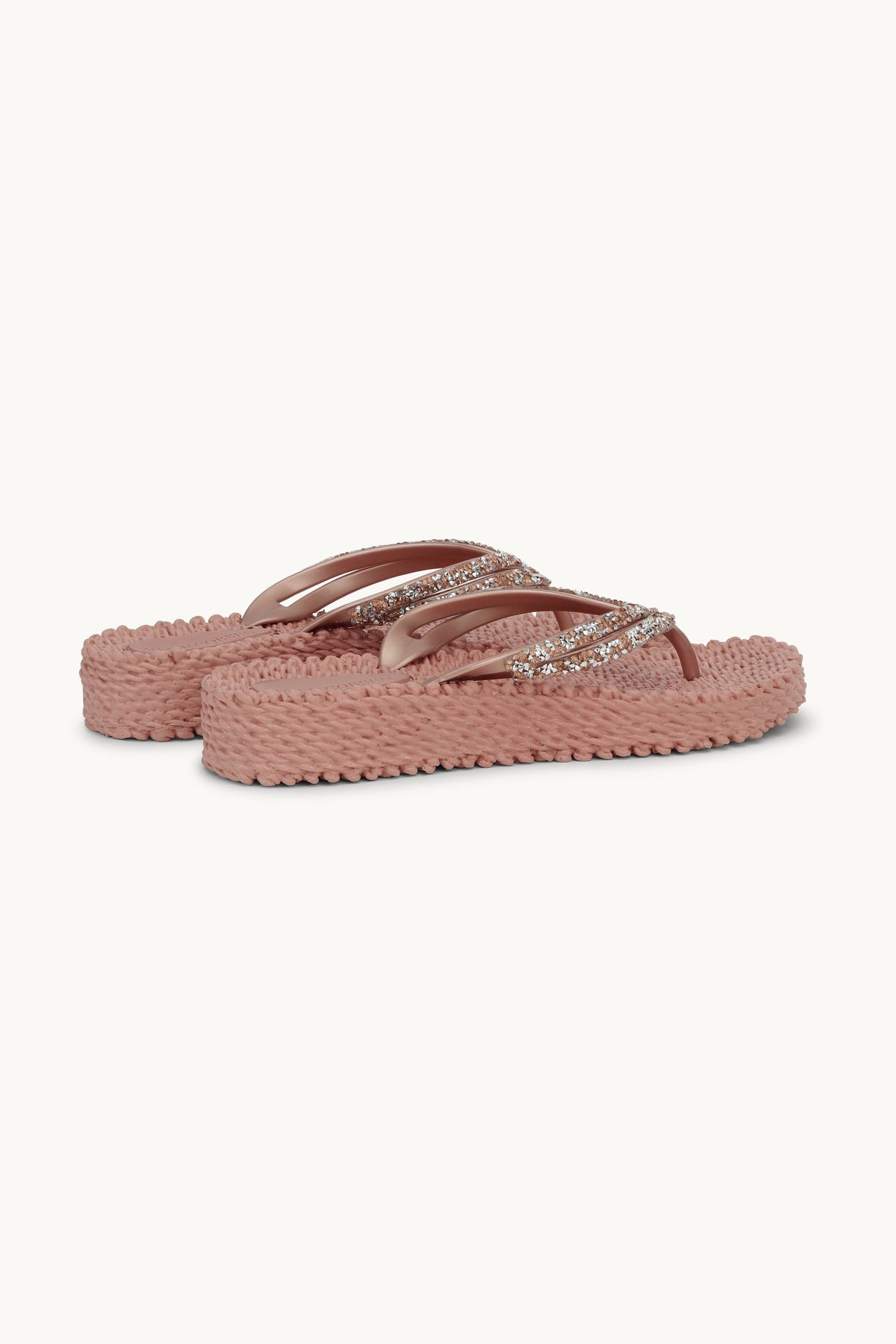 Platform Klipklapper Glimmersten - Misty Rose