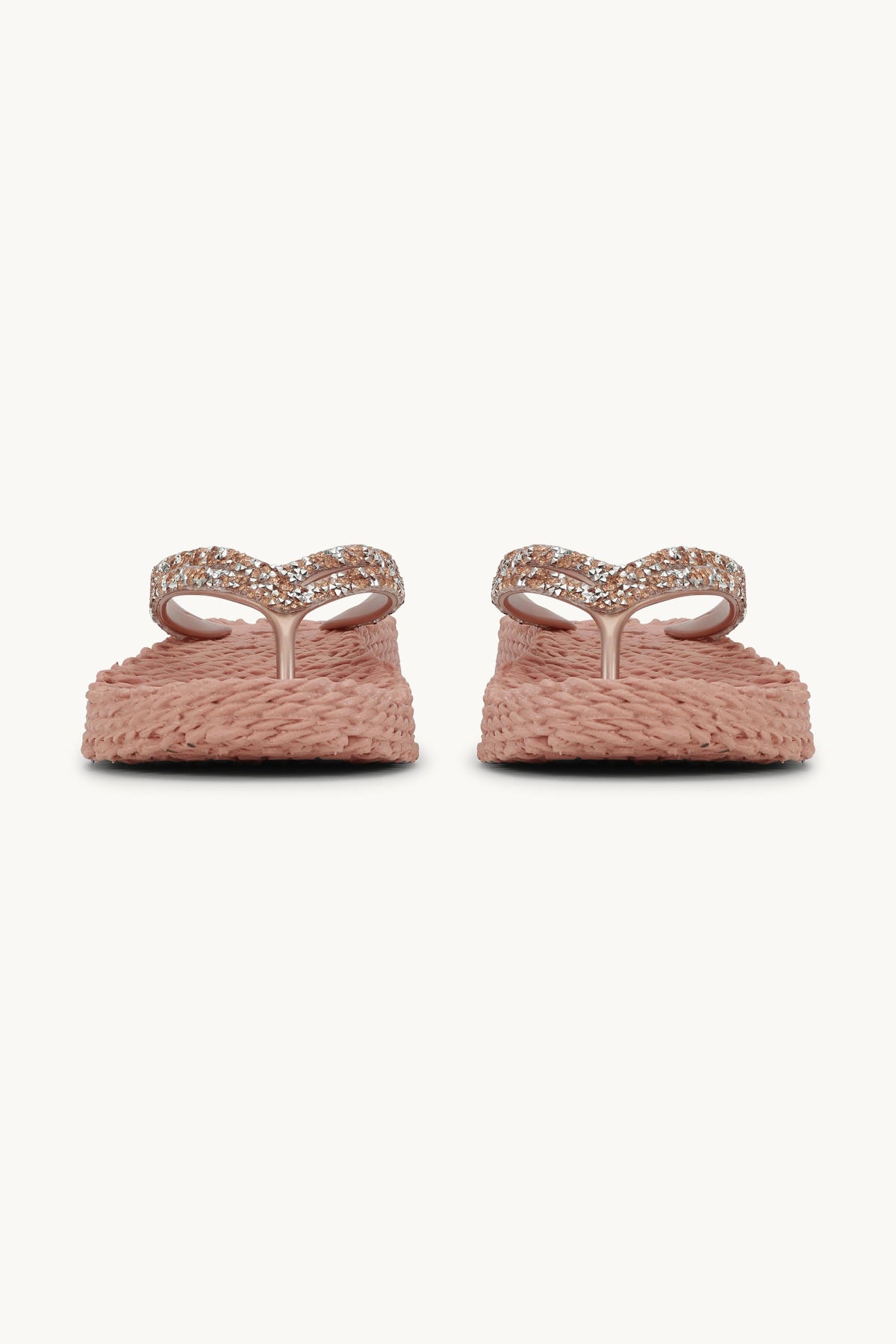 Platform Klipklapper Glimmersten - Misty Rose