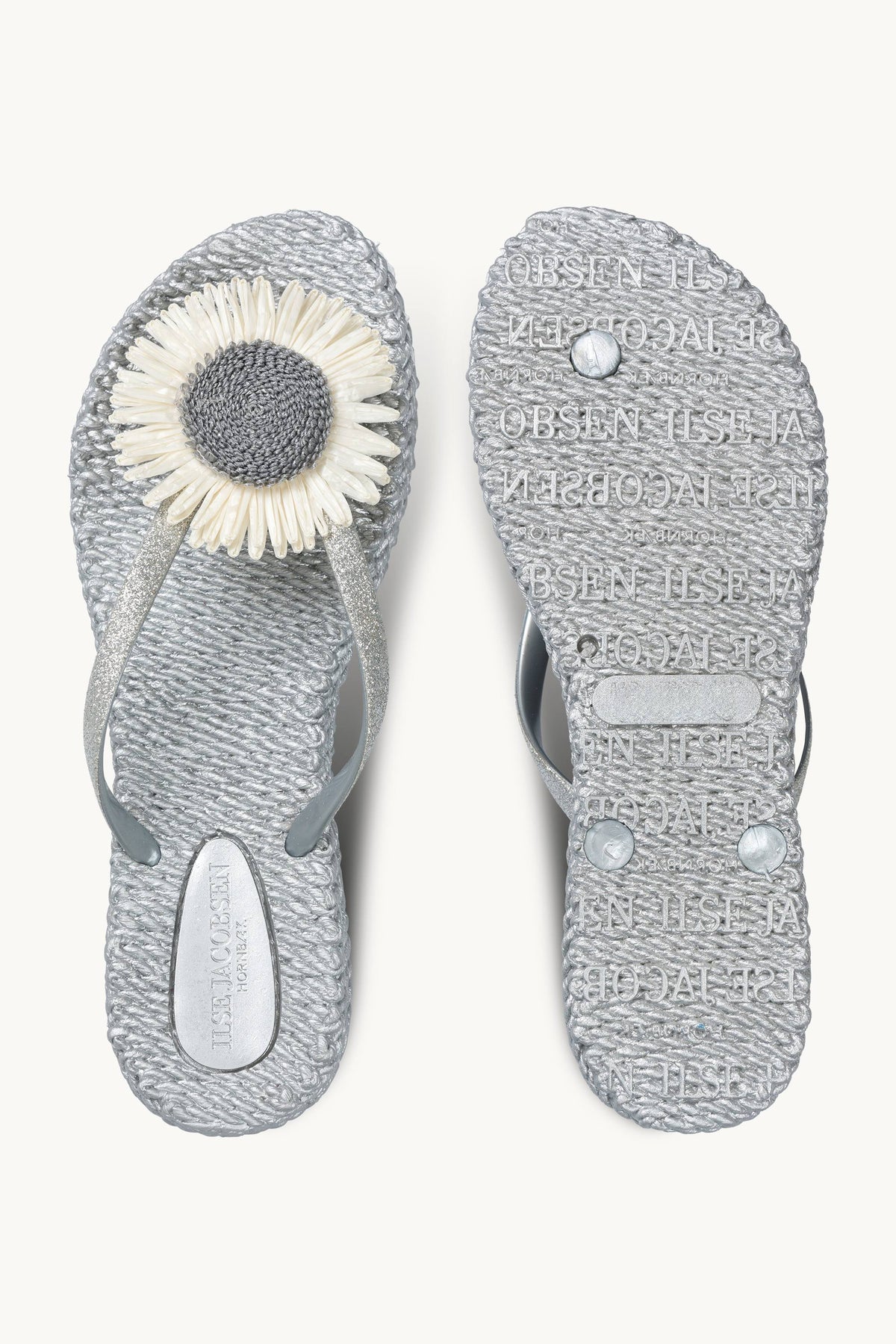 Klipklapper Blomst - Silver