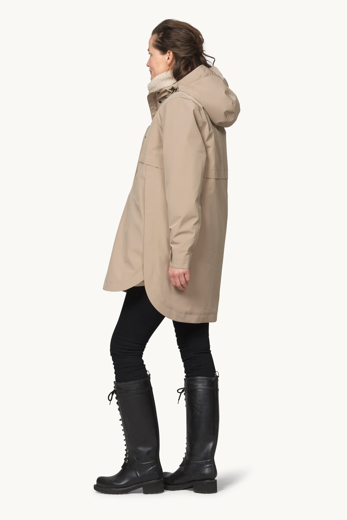 Softshell Regnfrakke - Greige