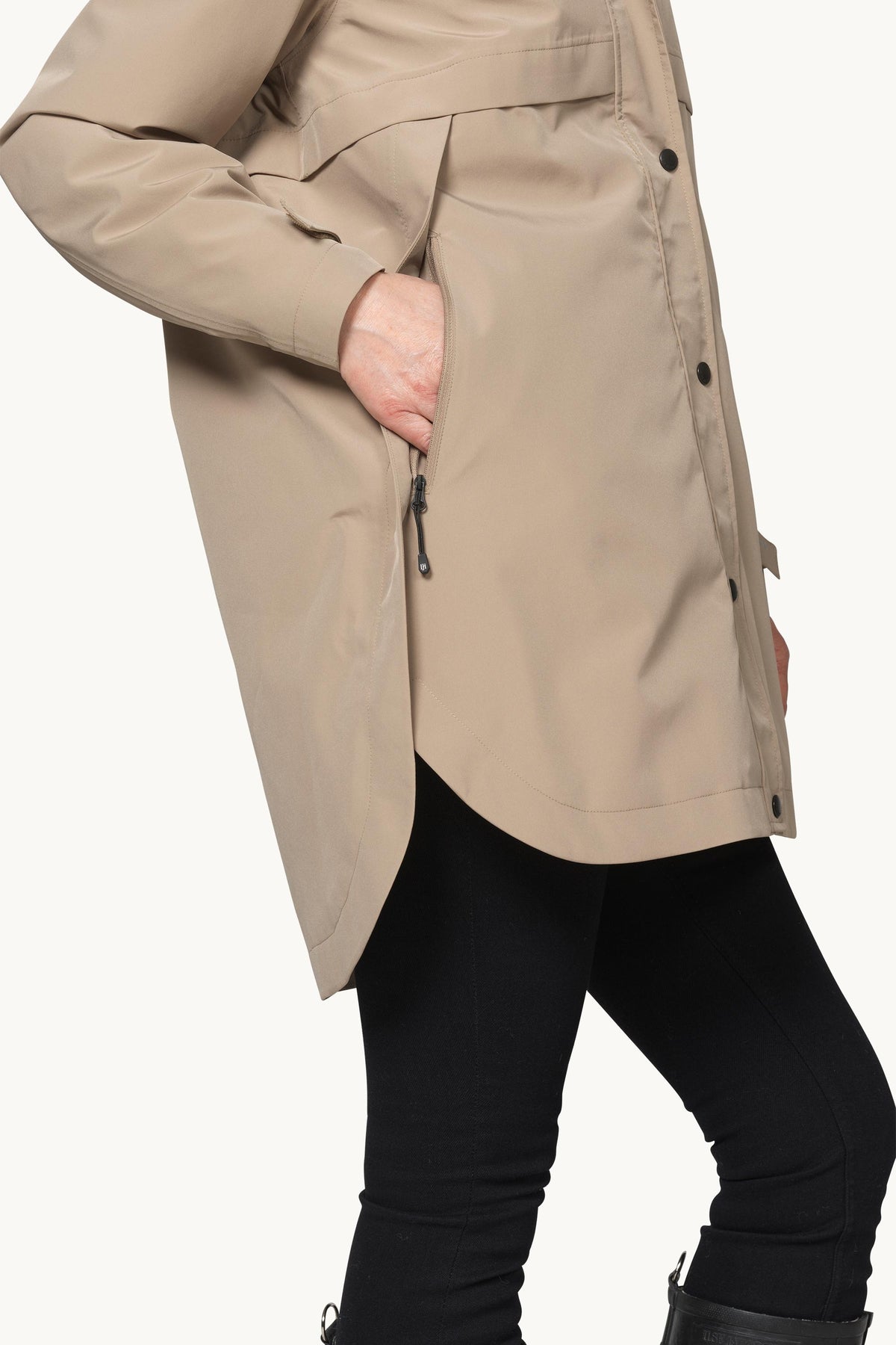 Softshell Regnfrakke - Greige