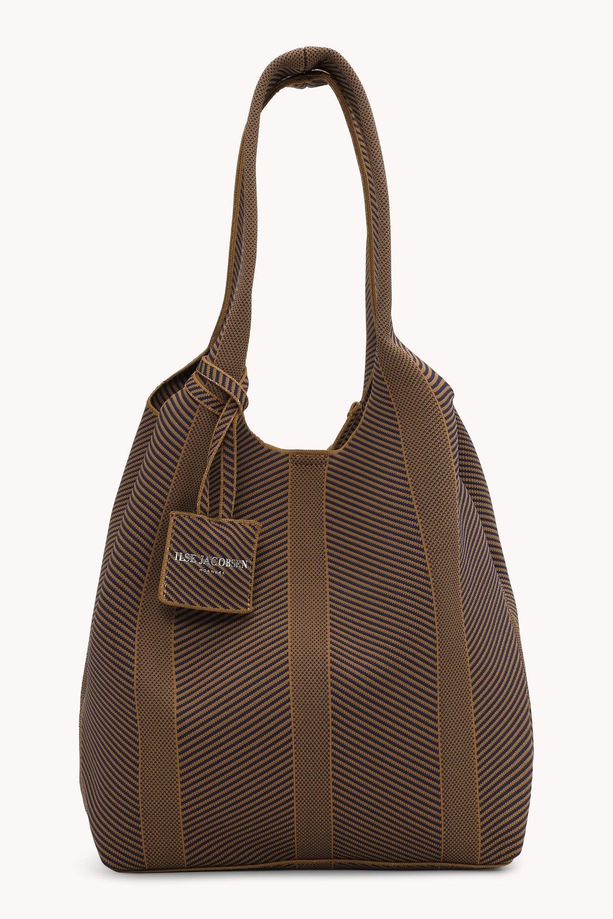 Strikket Skuldertaske - Dark Indigo Buckthorn Brown
