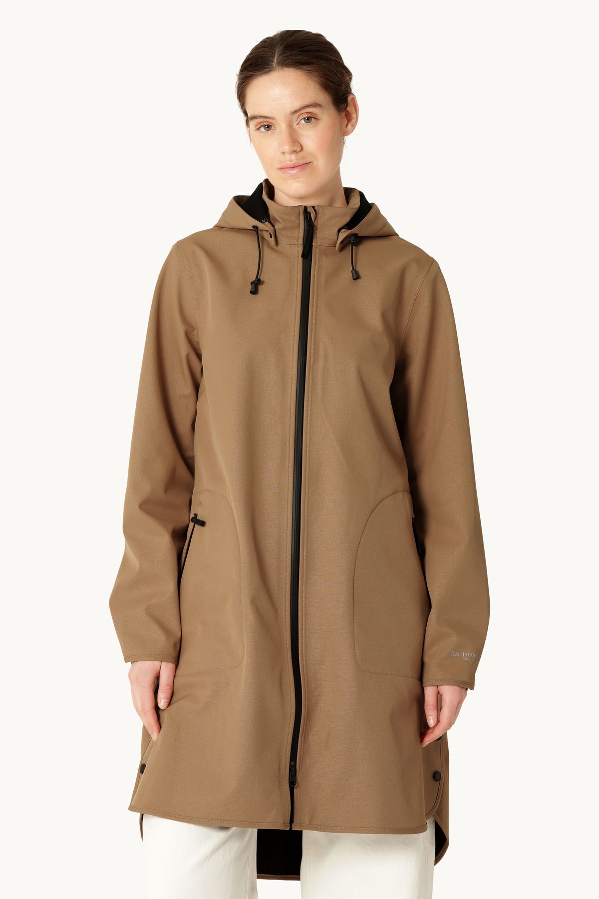 Softshell Regnjakke A-form - Mocca