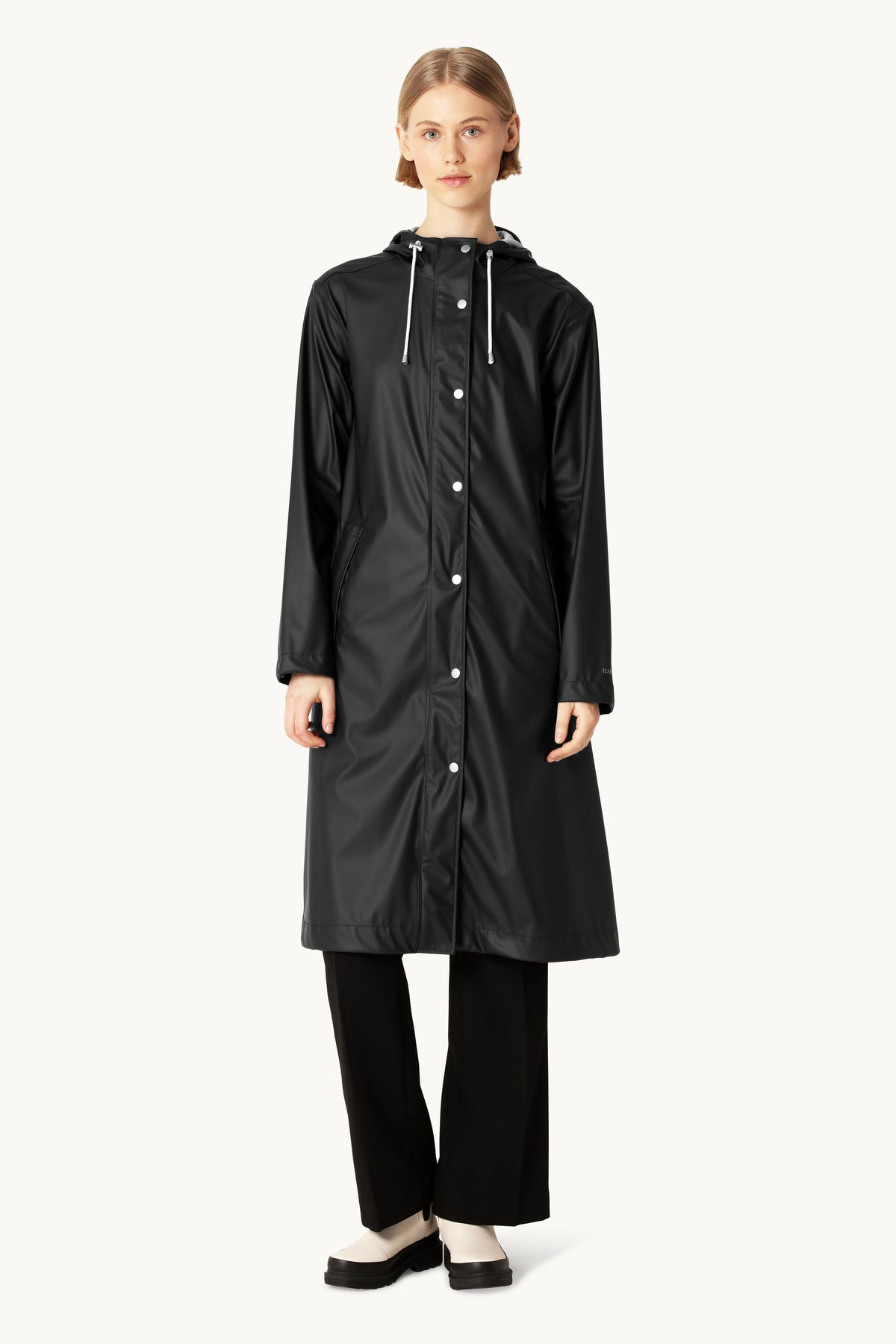 Long Rain Jacket - Black Beauty