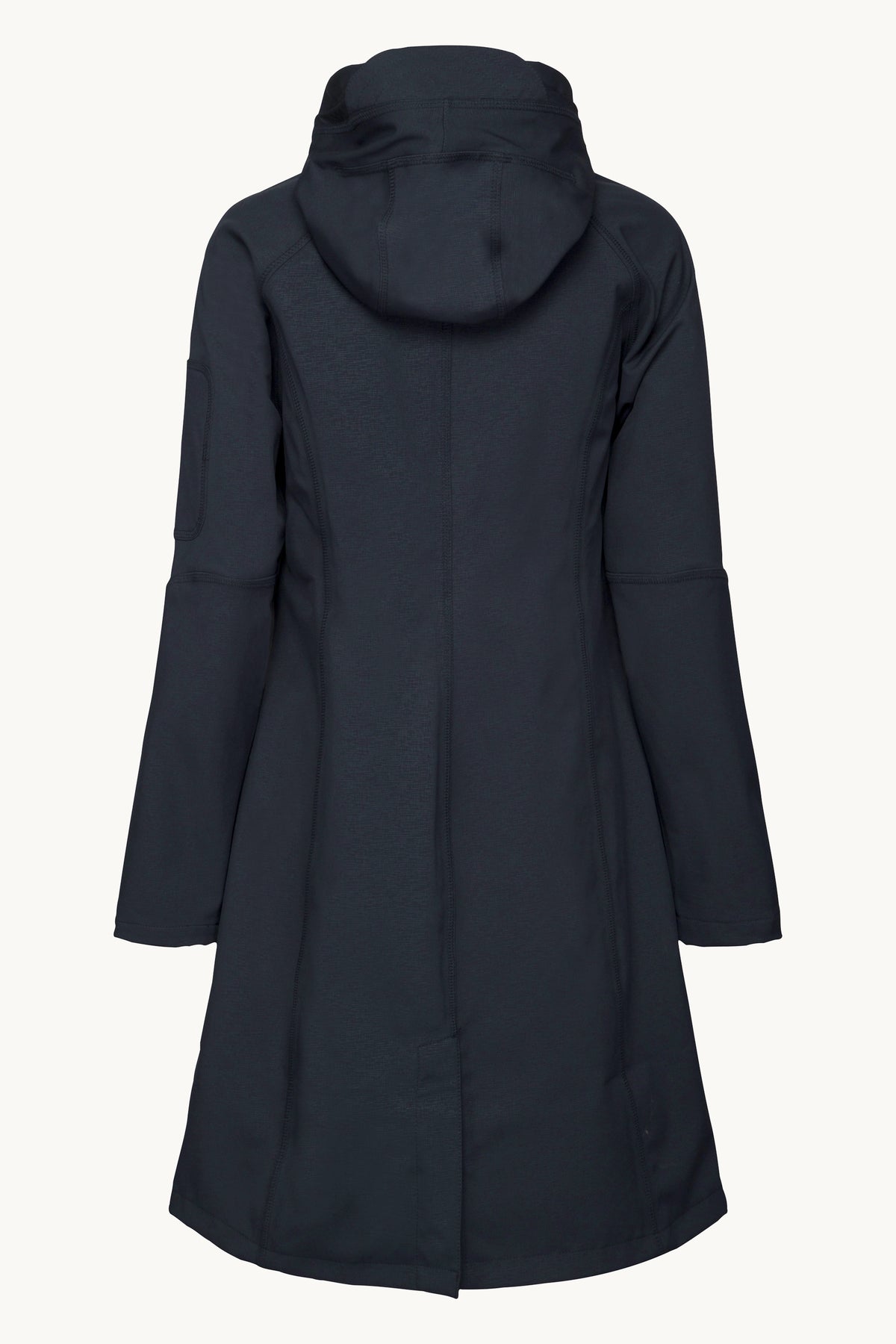 Long Softshell Raincoat - Dark Indigo