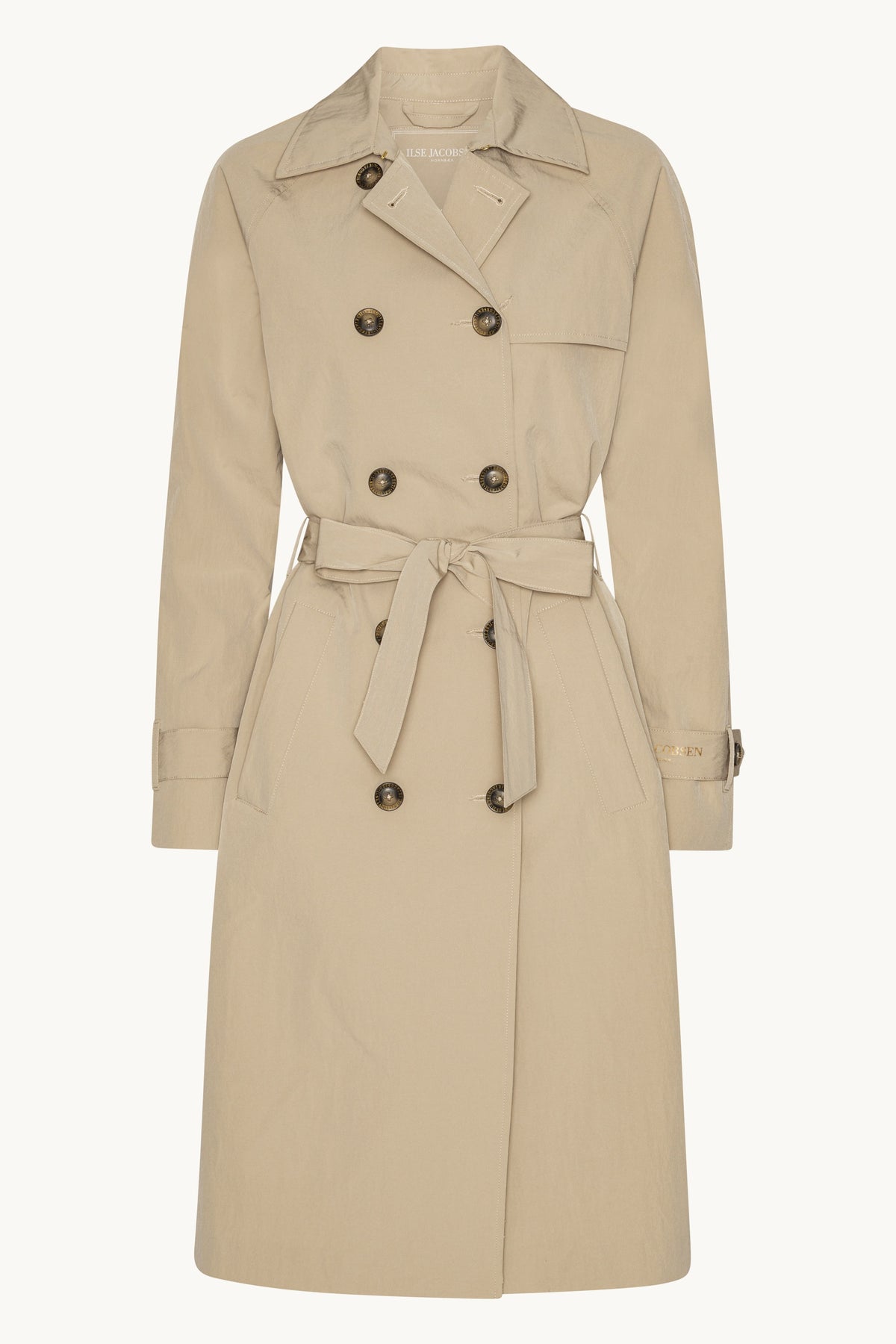 Teknisk Regnfrakke Trench - White Pepper