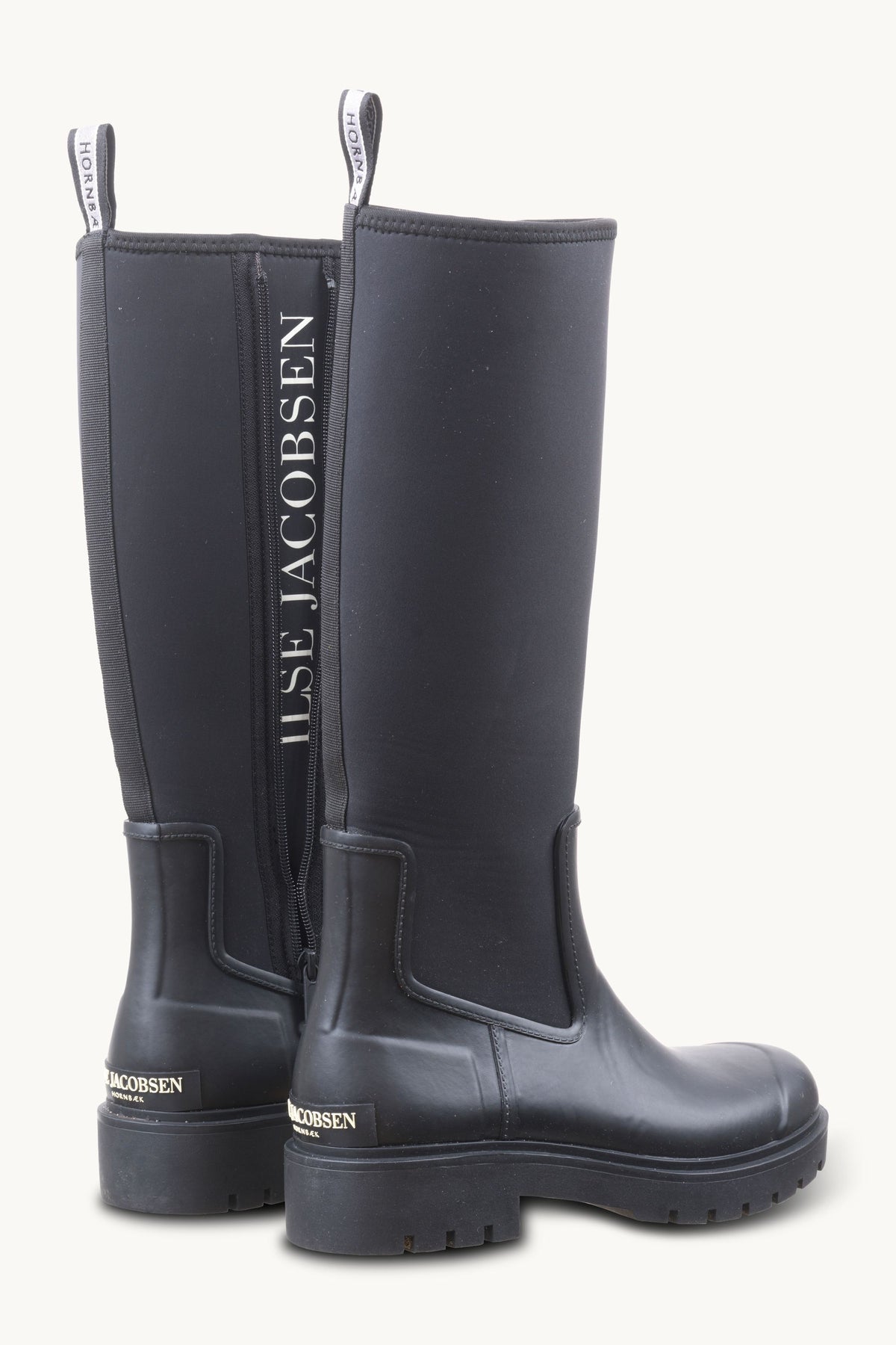 Høje Gummistøvler Neopren - Black Black