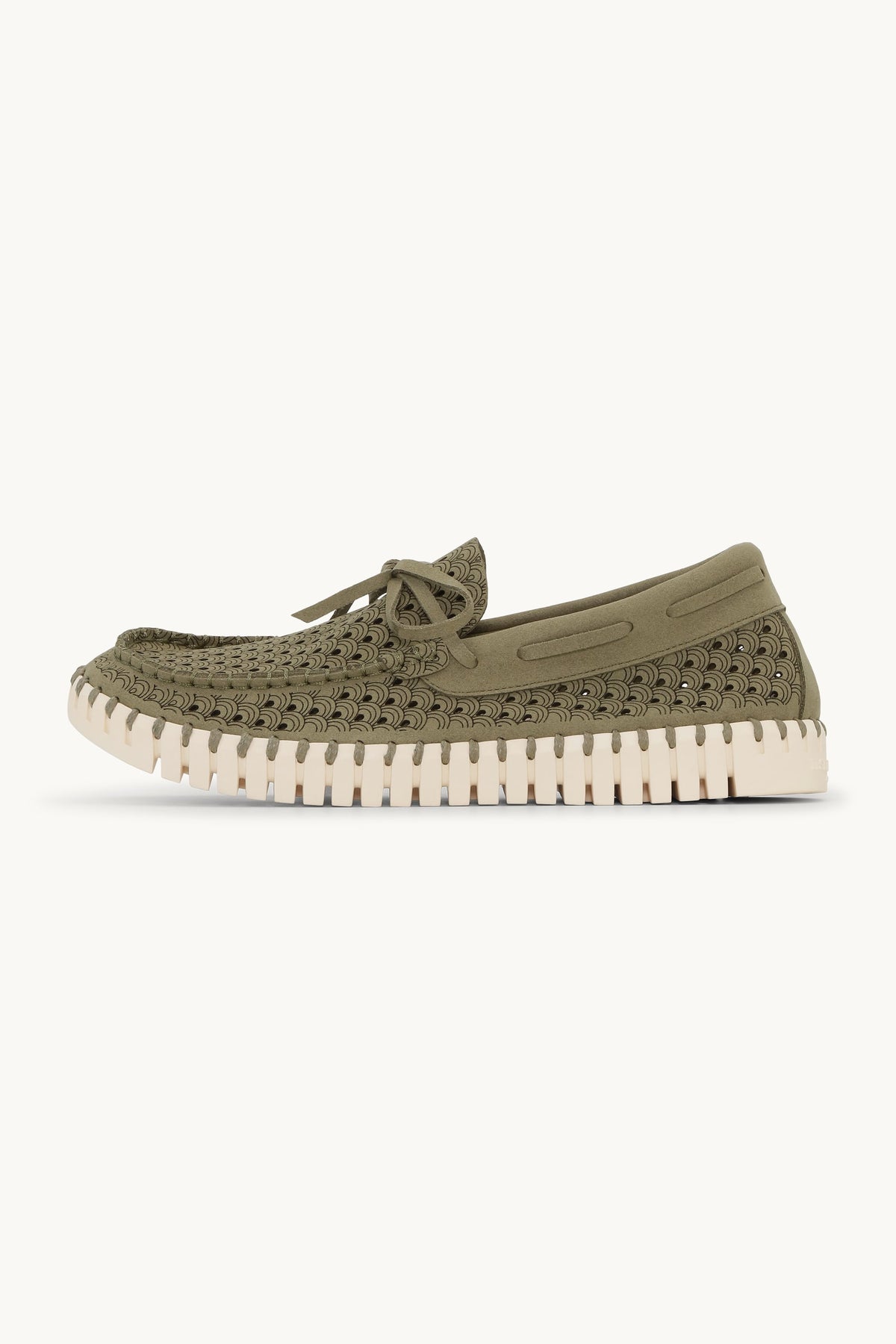 Tulip Sailor Shoe - Army Pearled Ivory