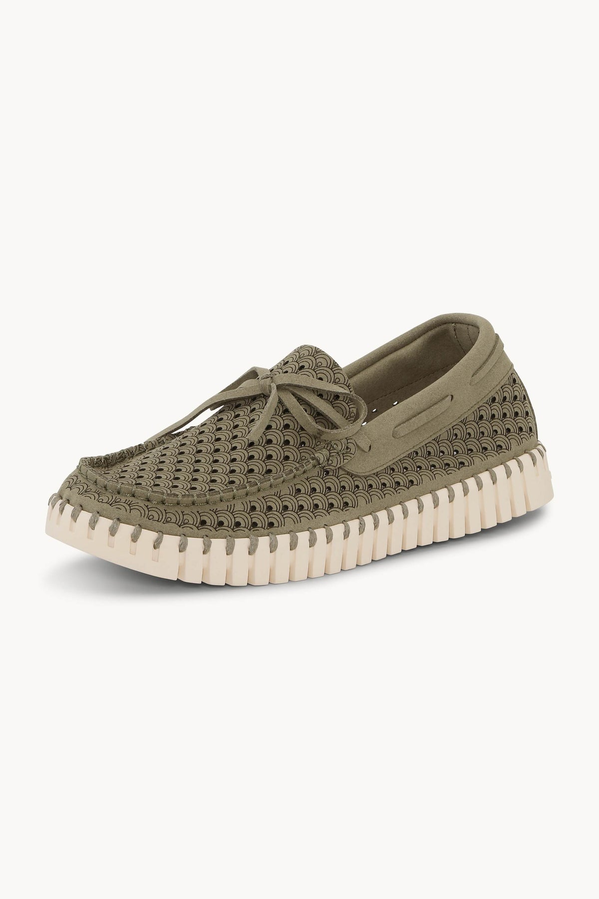 Tulip Sailor Shoe - Army Pearled Ivory