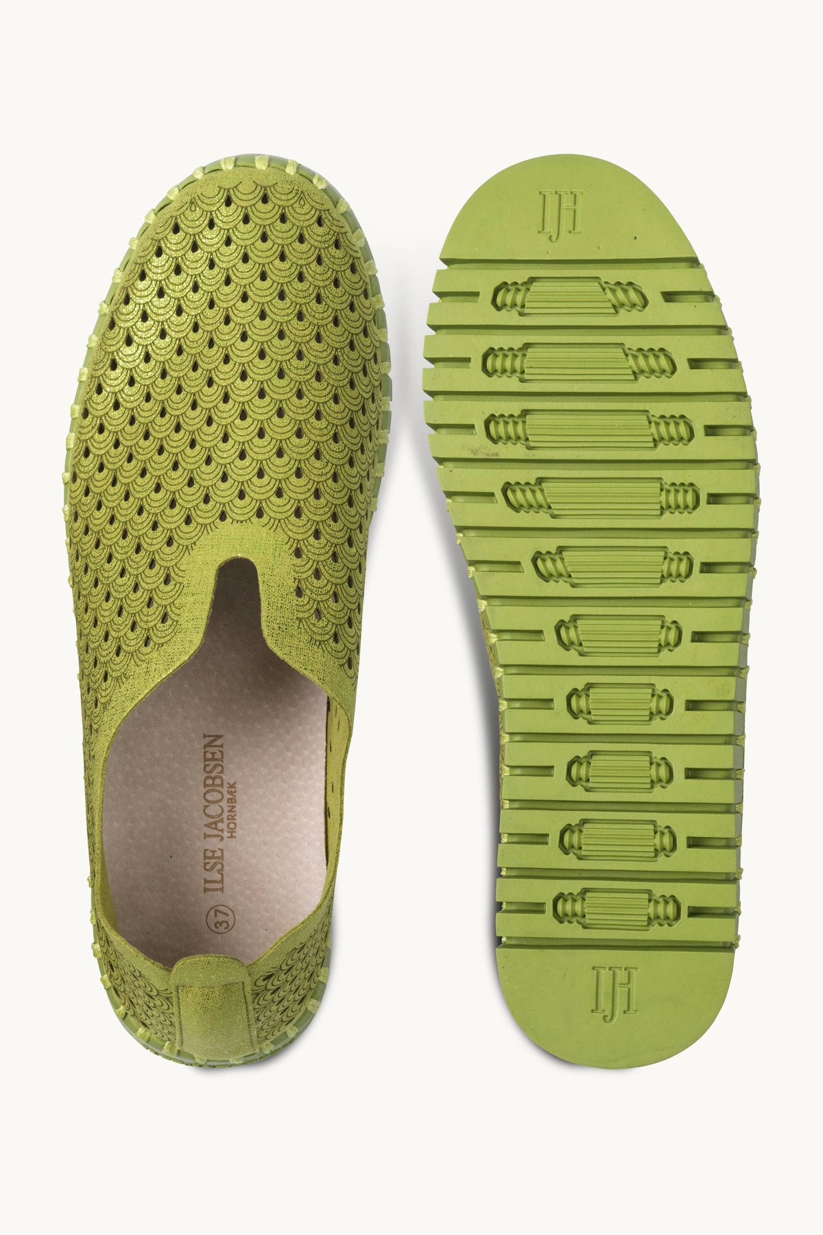 Tulip Sko Glitter - Spinach Green Spinach Green