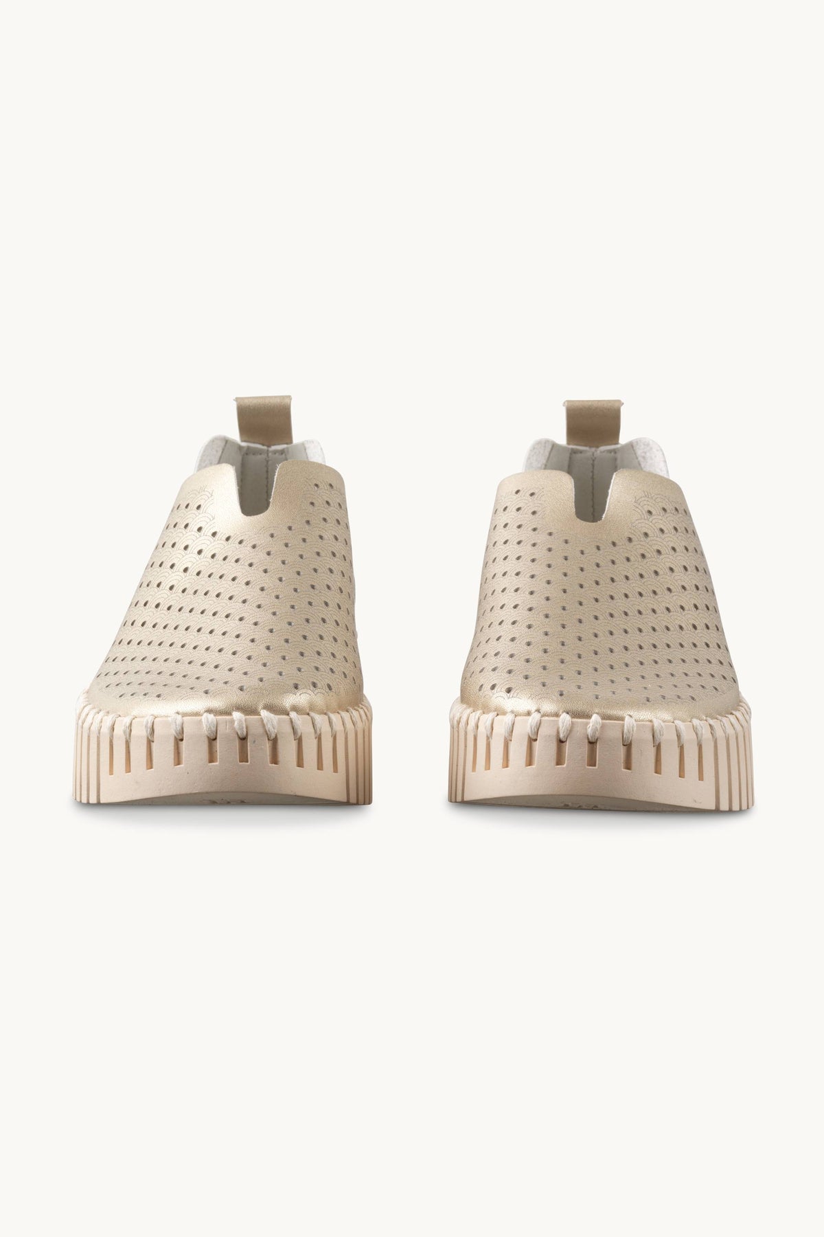 Tulip Slip-On Wedge - Platin Pearled Ivory