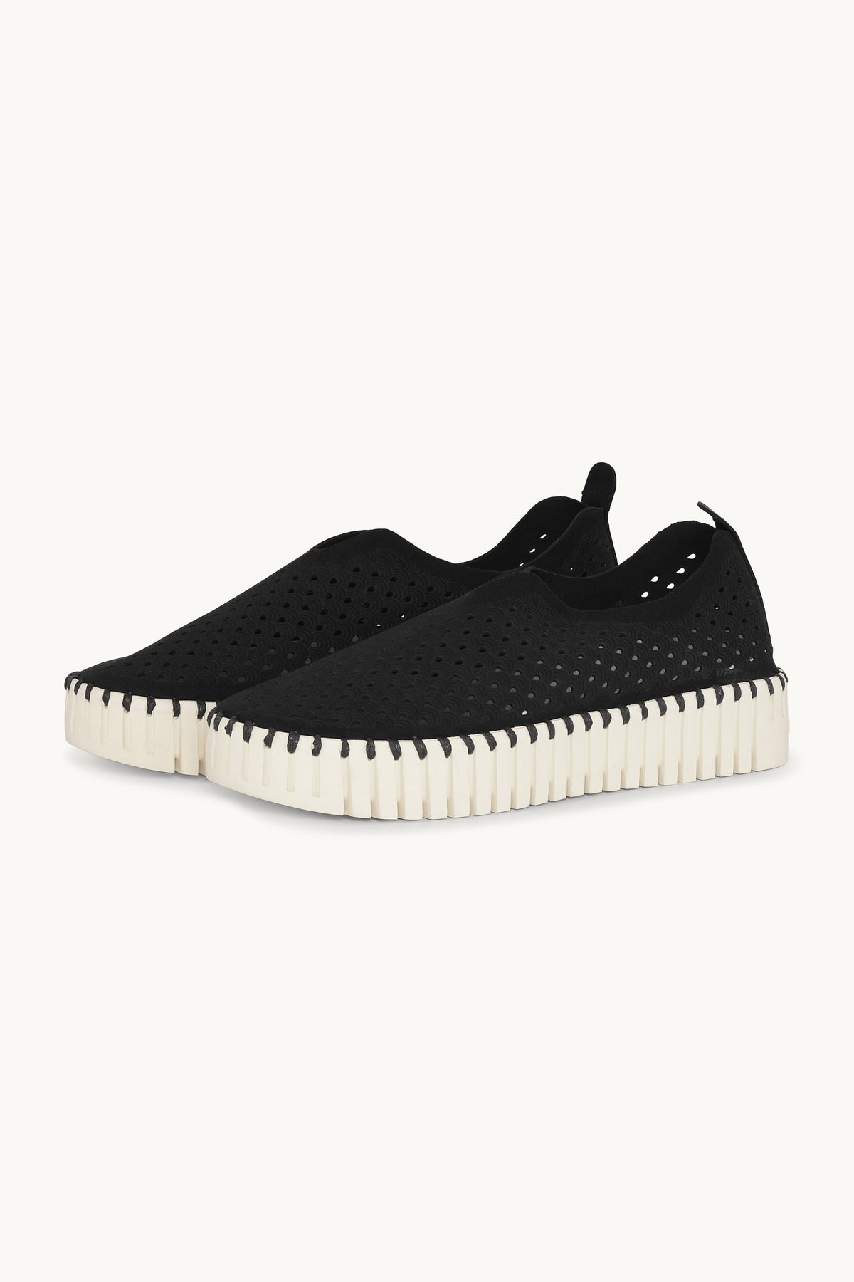 Platform Tulip Sko - Black