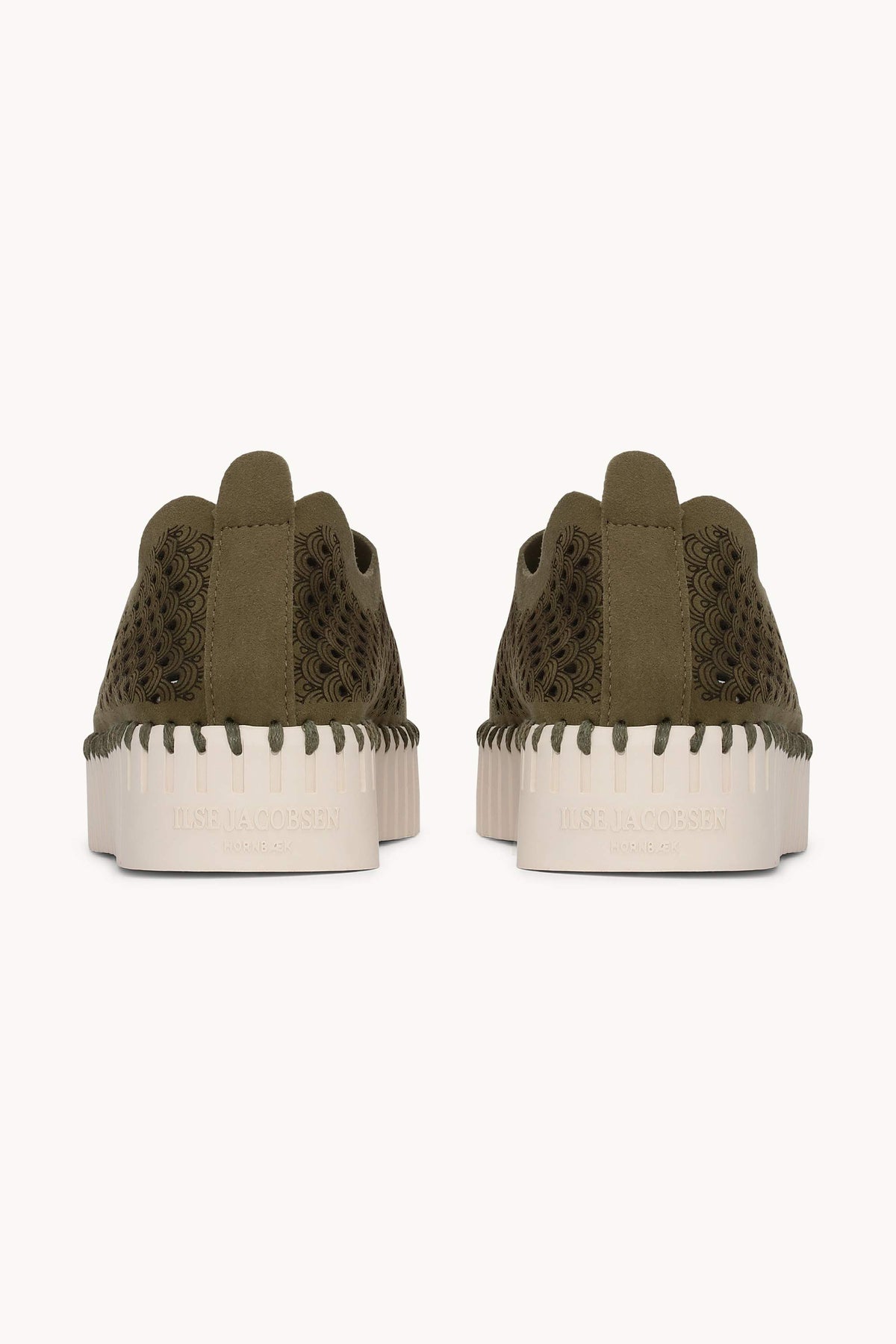 Platform Tulip Sko - Deep Olive