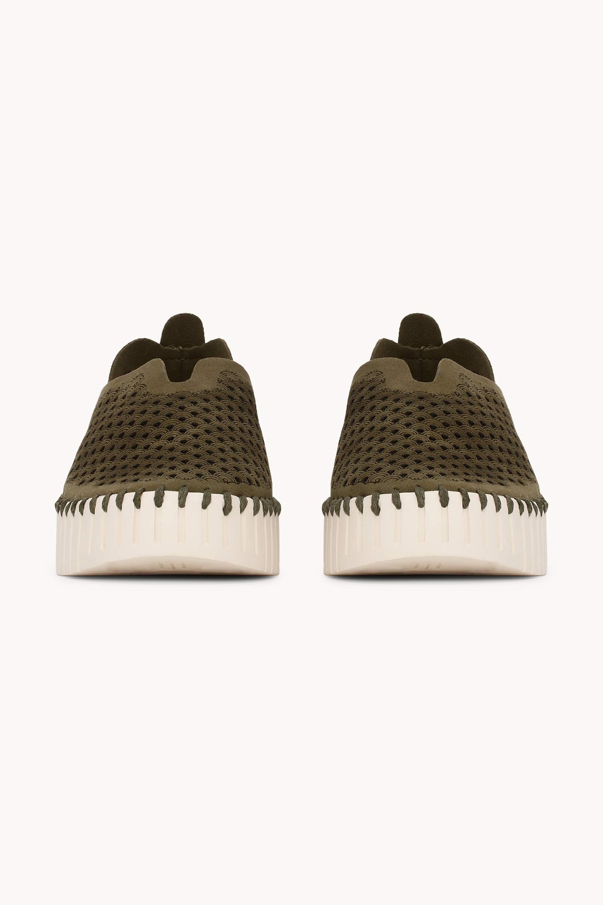 Platform Tulip Sko - Deep Olive