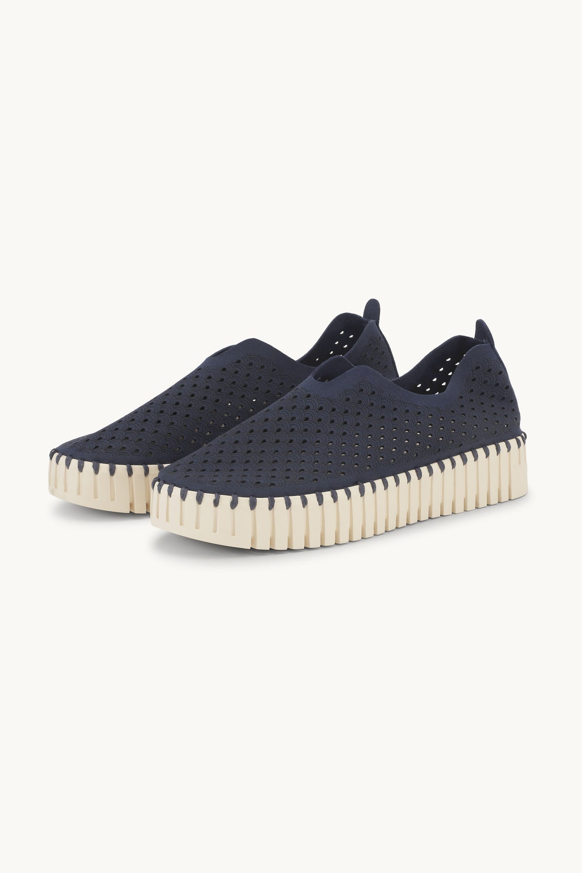 Platform Tulip Sko - Dark Indigo