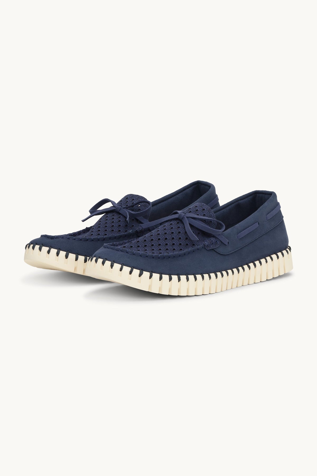 Tulip Sailor Shoe for Men - Ensign Blue Pearled Ivory