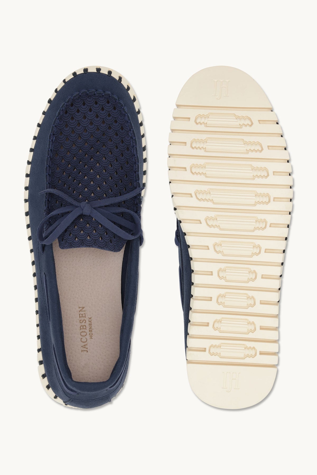 Tulip Sailor Shoe for Men - Ensign Blue Pearled Ivory