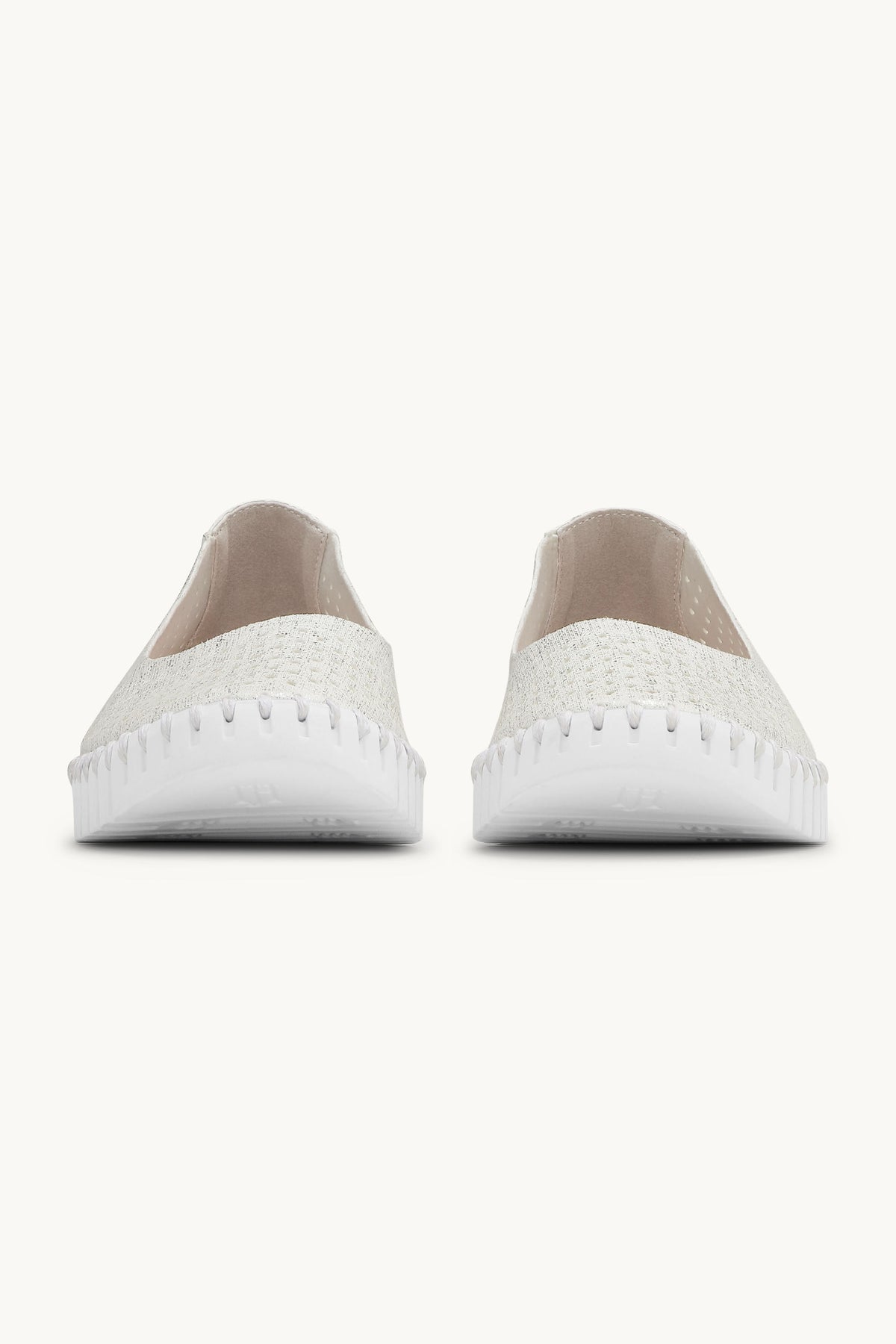 Tulip Sko Glitter - White White
