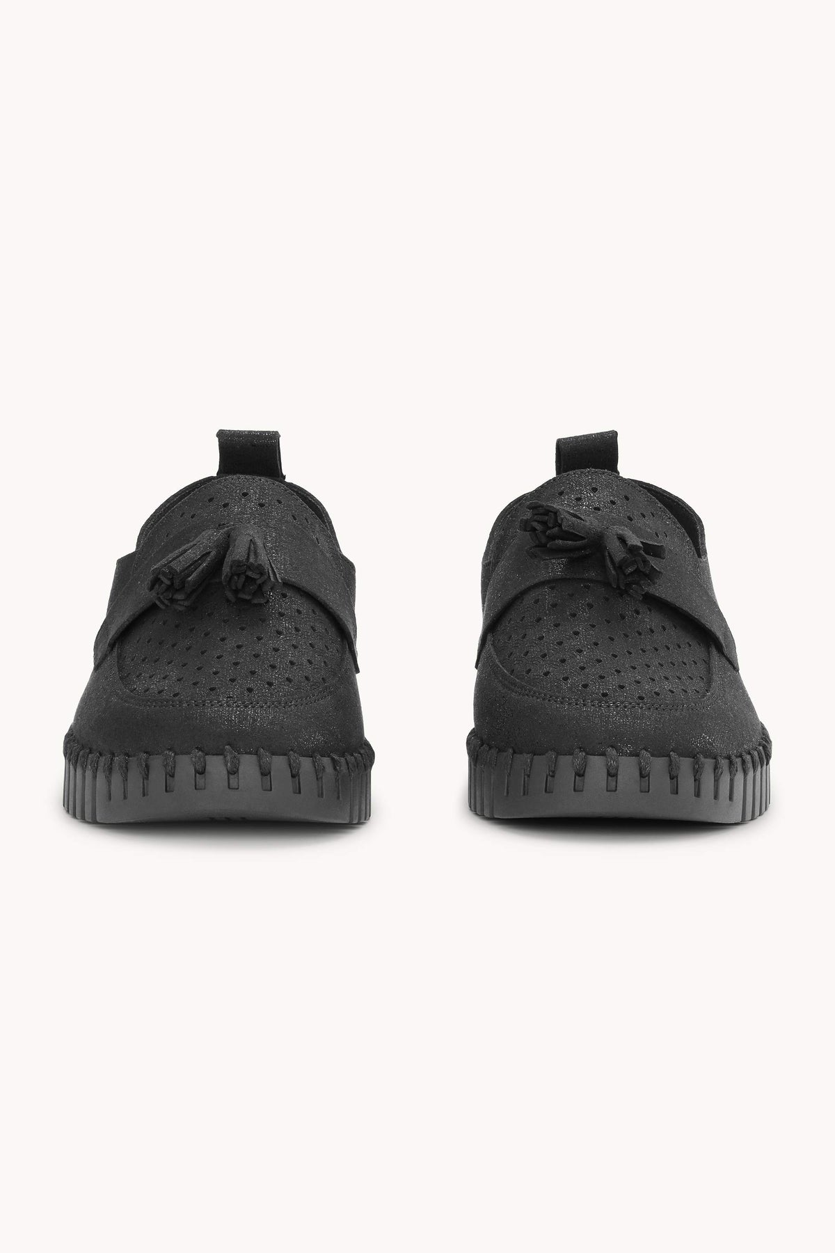 Tulip Loafer Tassel - Black Black