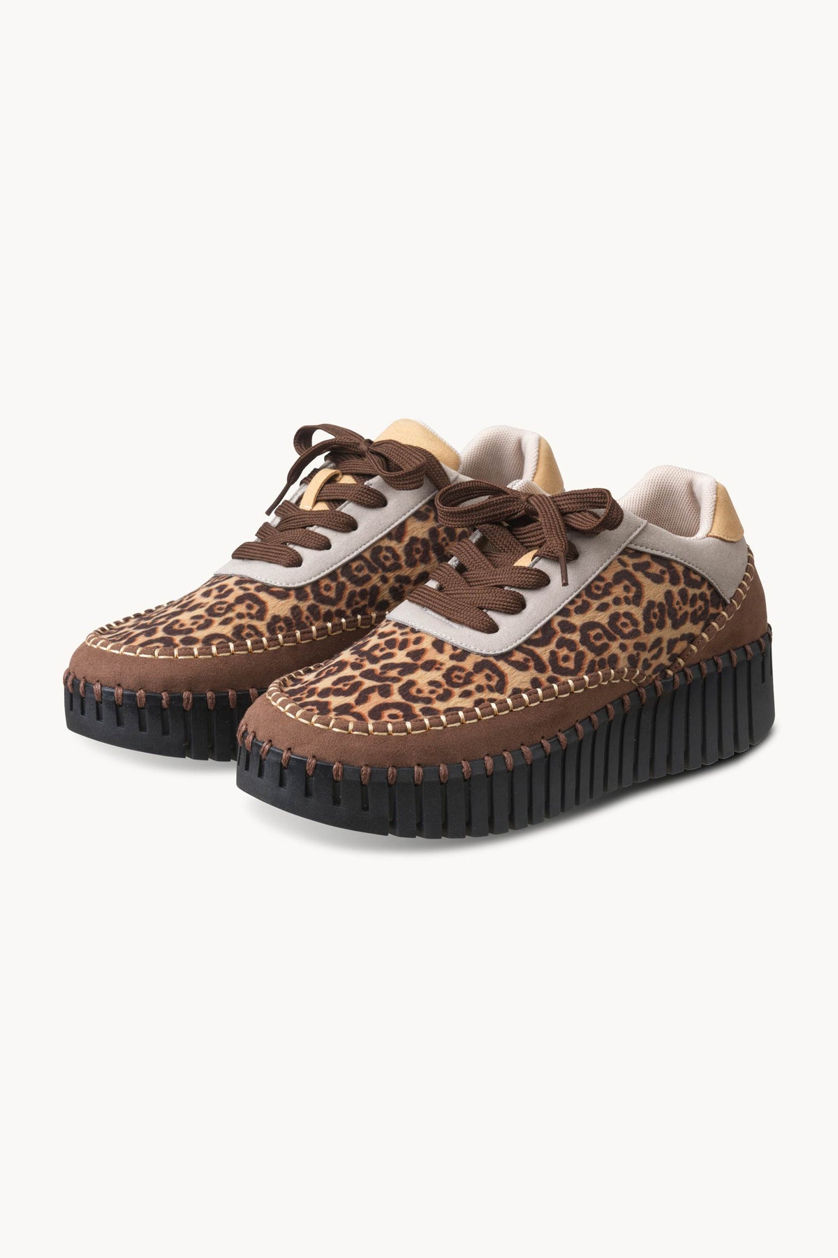 Tulip Sneakers - Brown Black