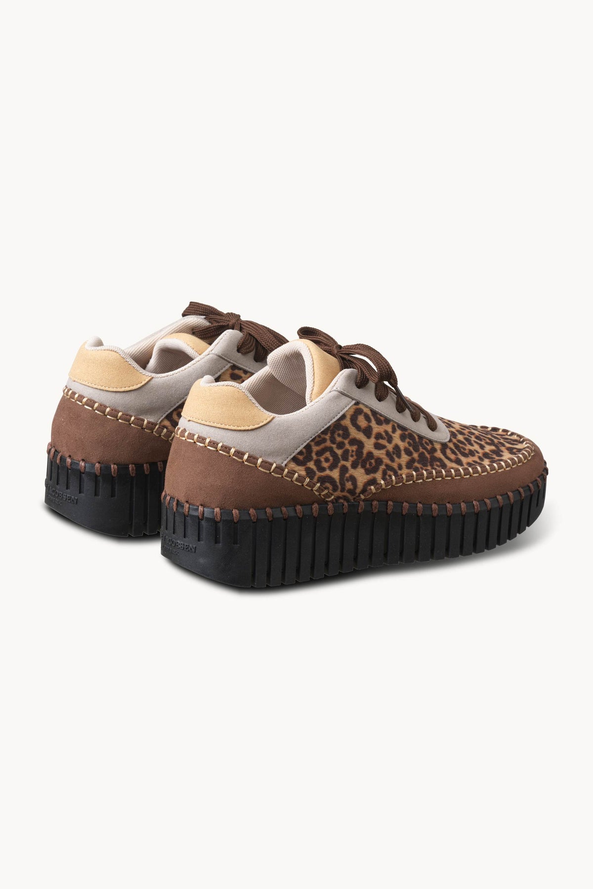Tulip Sneakers - Brown Black