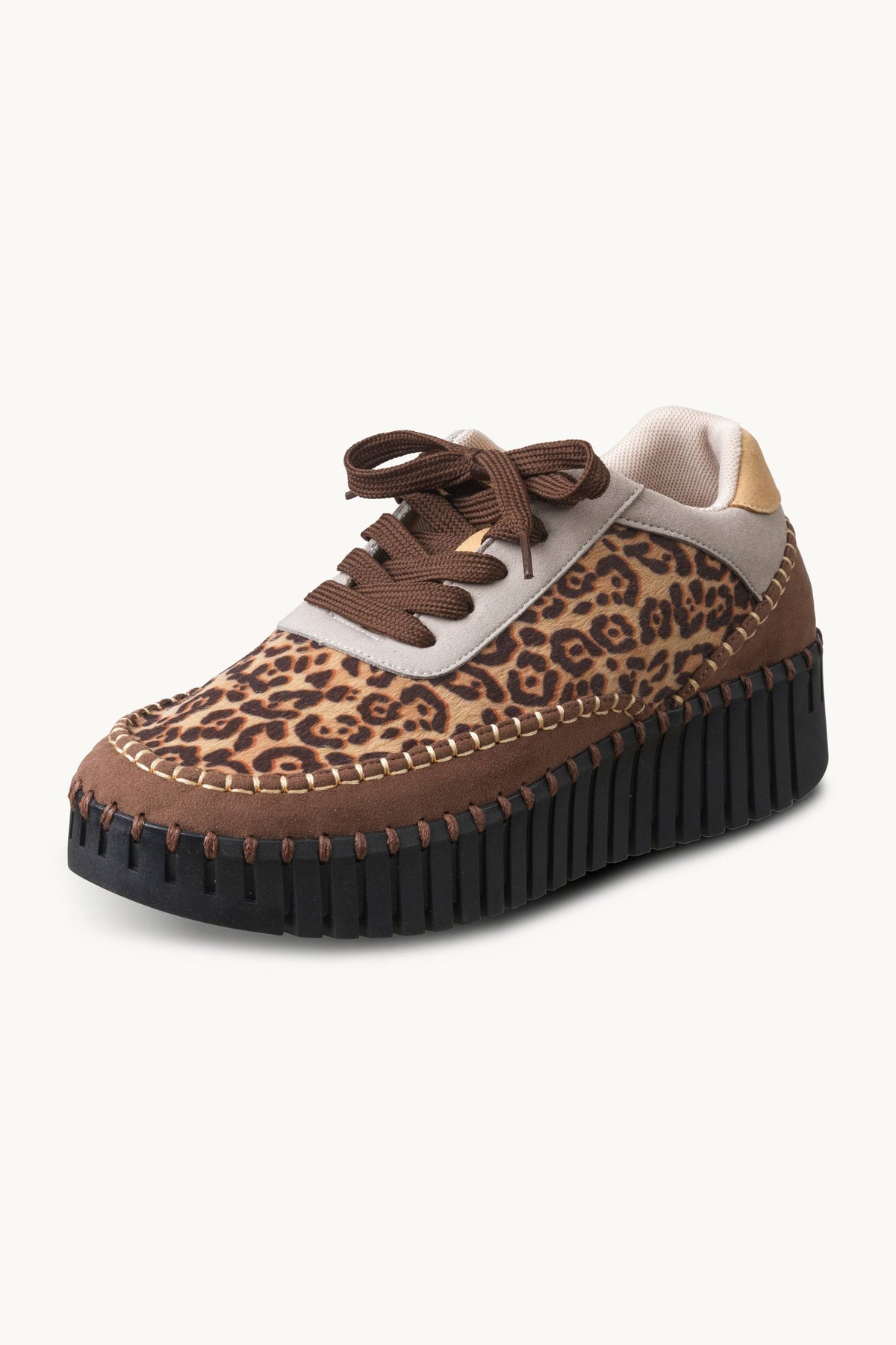 Tulip Sneakers - Brown Black